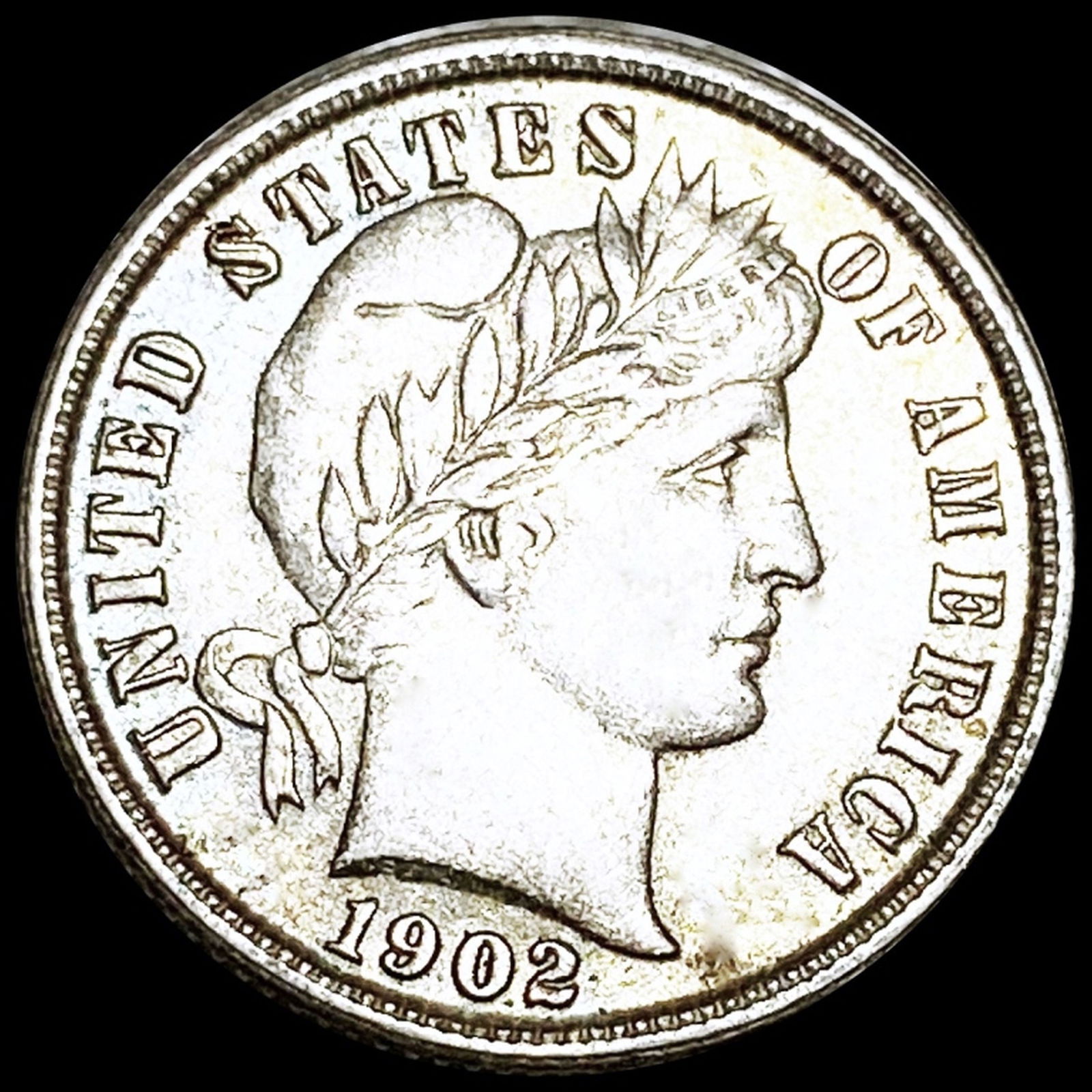 1902 Barber Silver Dime LIGHTLY CIRCULATED (1 of 2)