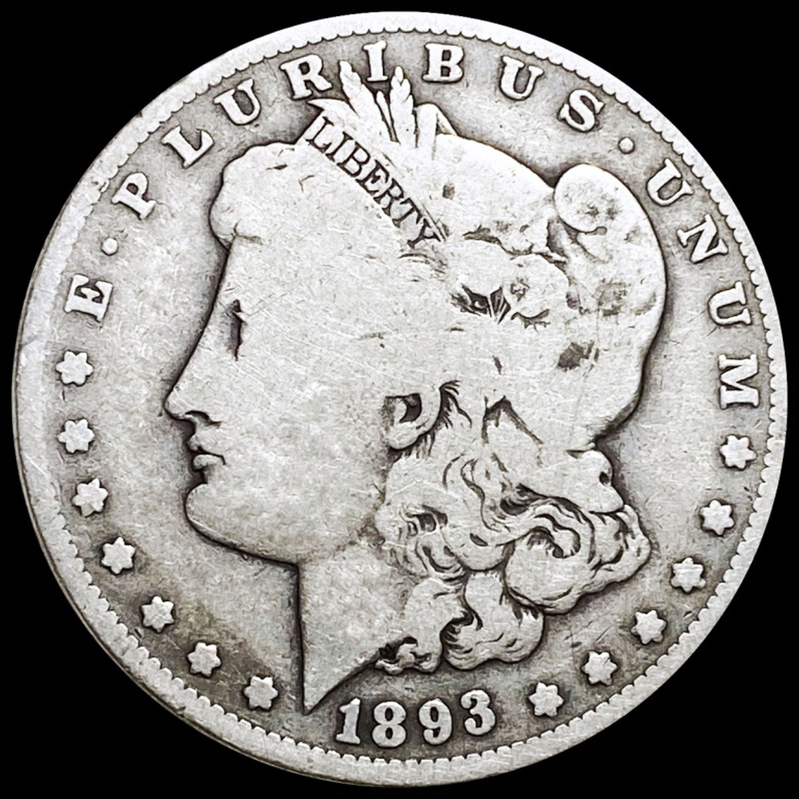 1893-O Morgan Silver Dollar NICELY CIRCULATED (1 of 2)