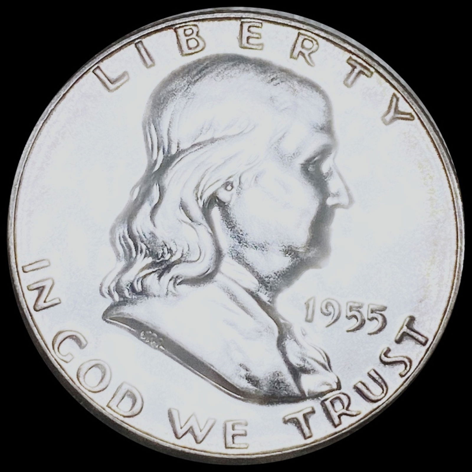 1955 FranklIn Half Dollar GEM PROOF (1 of 2)