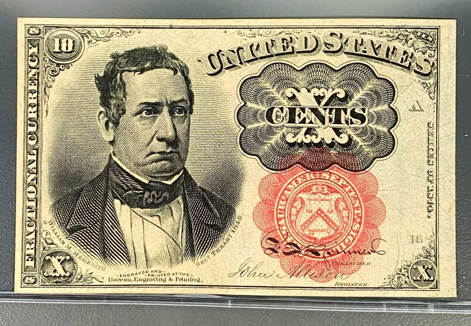 1874 US Fractional Currency 50 Cents Bill UNC: 1874 US Fractional Currency 50 Cents Bill UNC