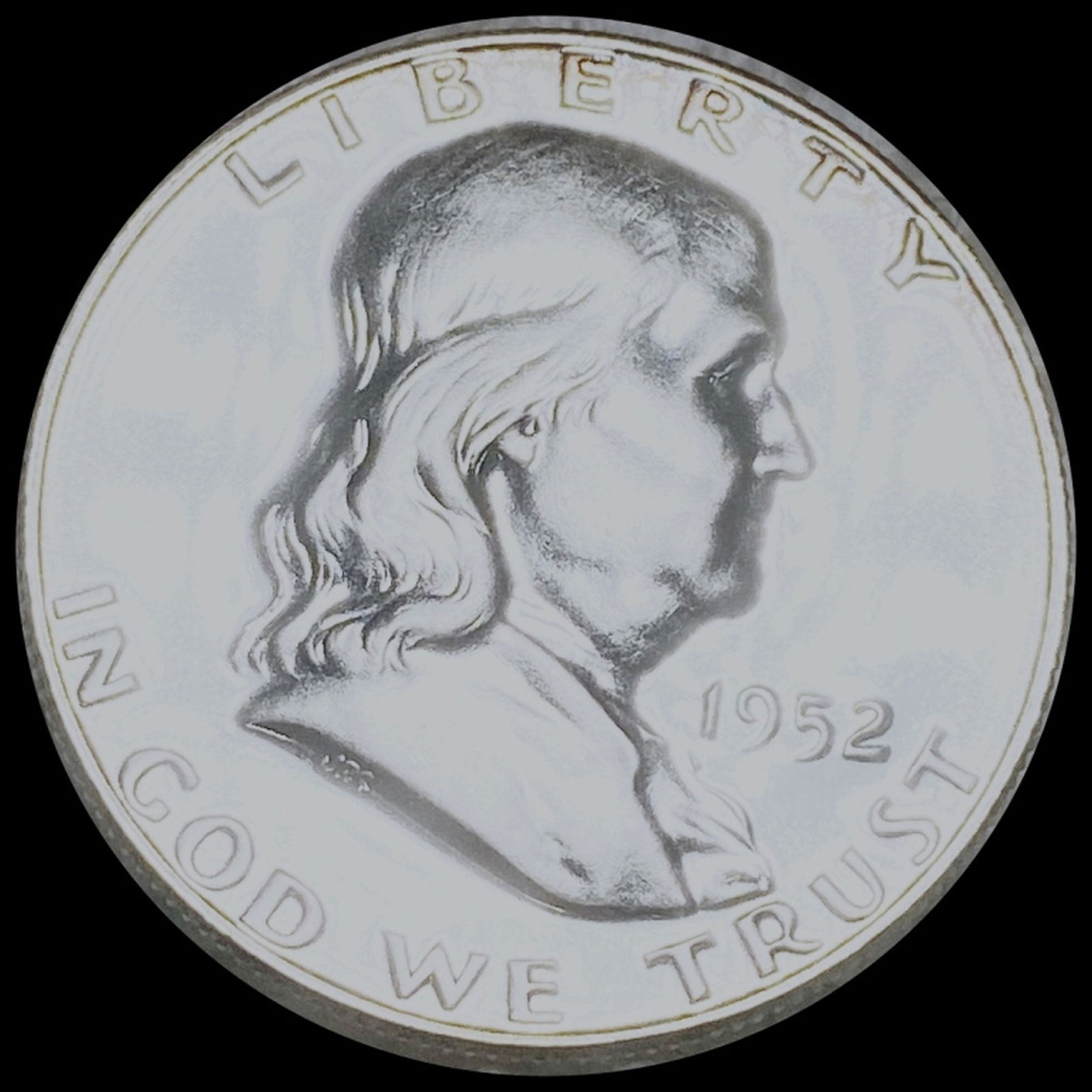 1952 Franklin Half Dollar GEM PROOF (1 of 2)