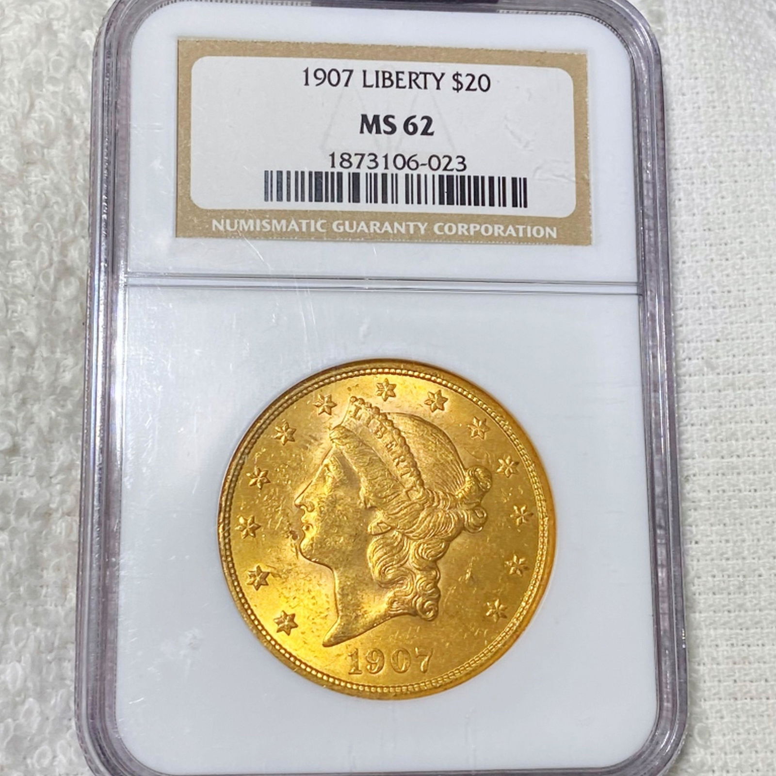 1807 $20 Gold Double Eagle NGC - MS62 (1 of 2)