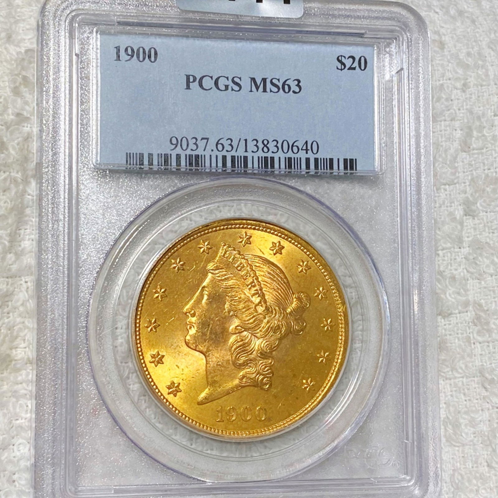 1900 $20 Gold Double Eagle PCGS - MS63 (1 of 2)