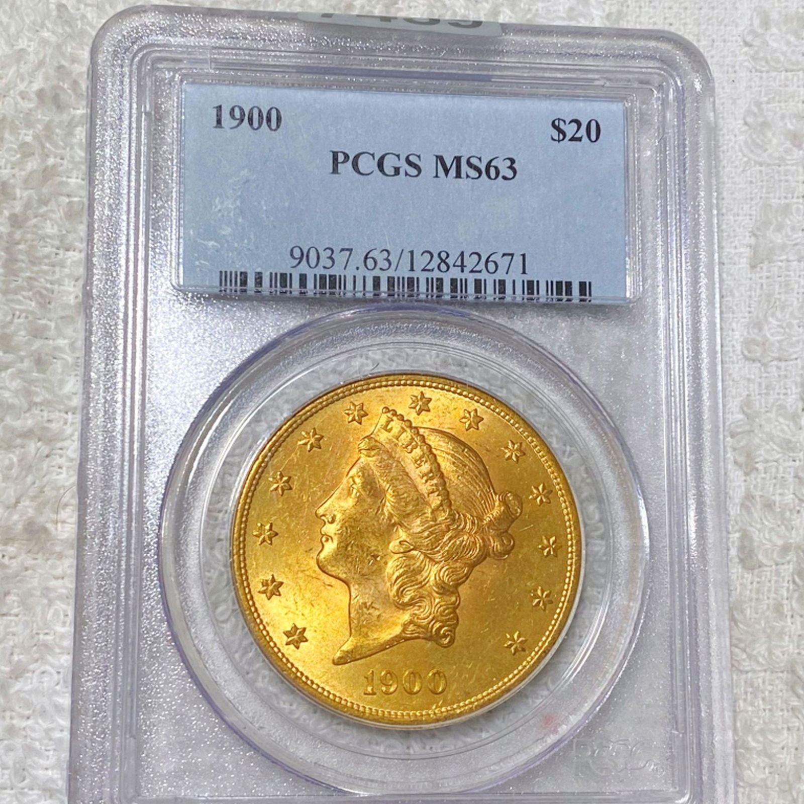 1900 $20 Gold Double Eagle PCGS - MS63 (1 of 2)
