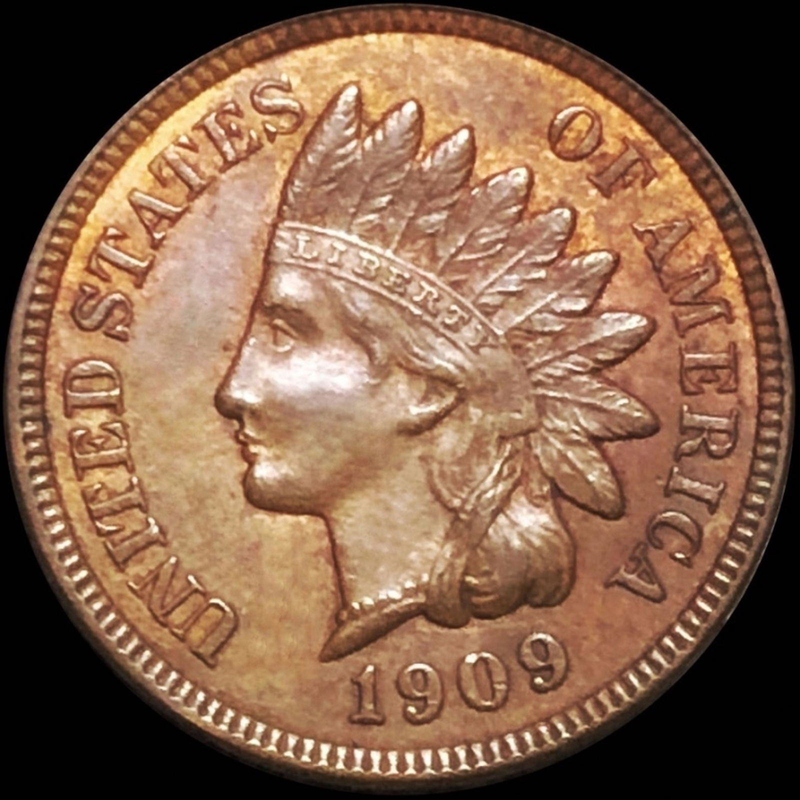 1909 Indian Head Penny CLOSELY UNCIRCULATED (1 of 2)