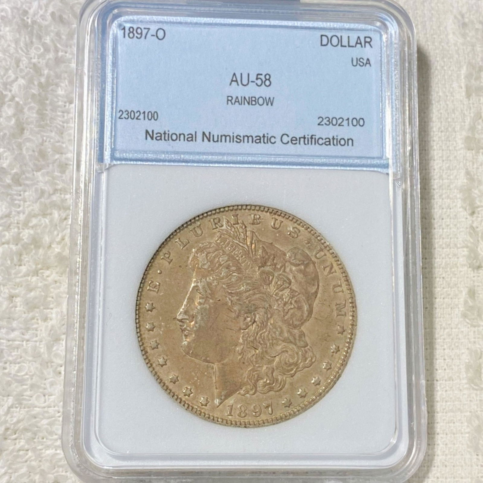 1897-O Morgan Silver Dollar NNC - AU58 (1 of 2)