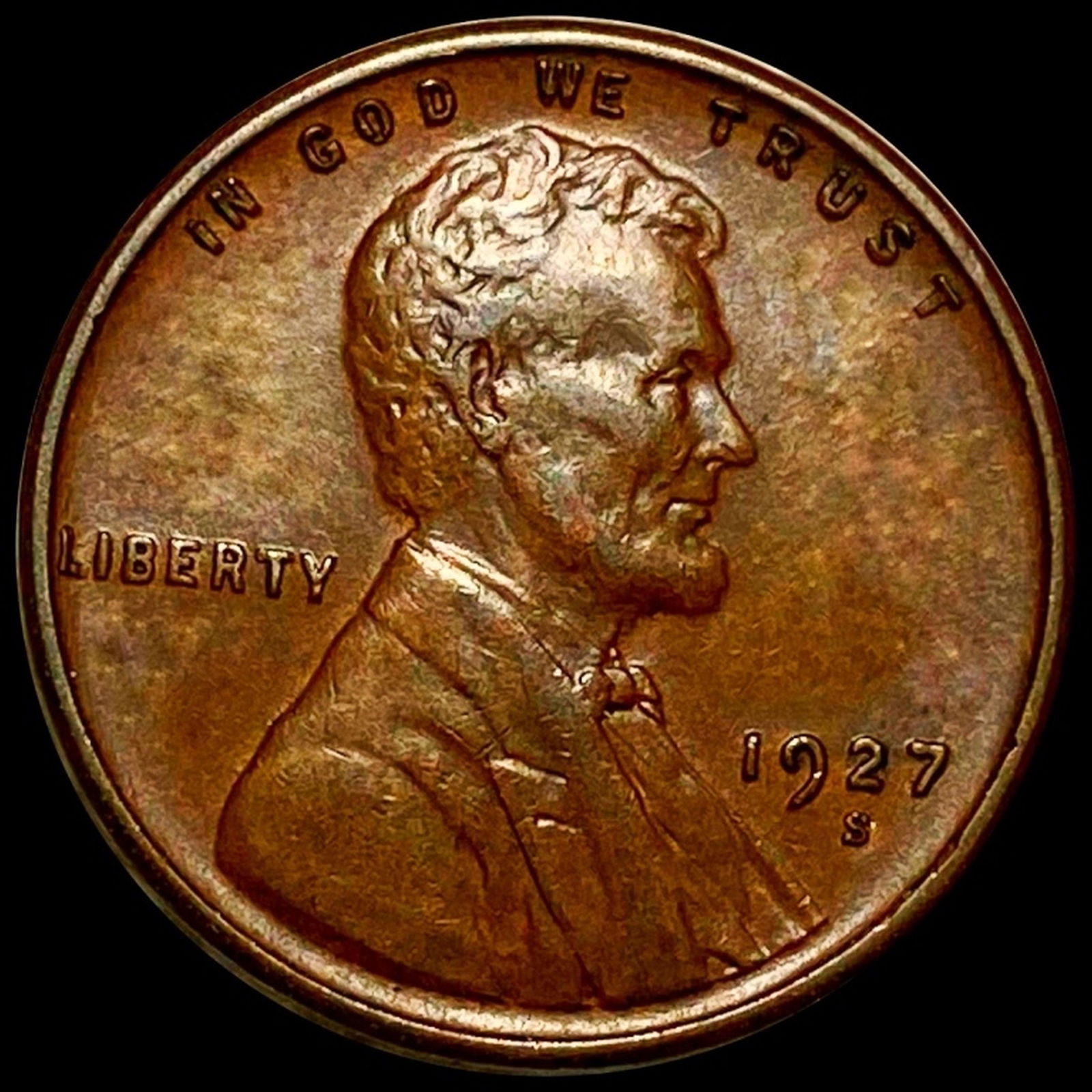 1927-S Lincoln Wheat Penny UNCIRCULATED (1 of 2)