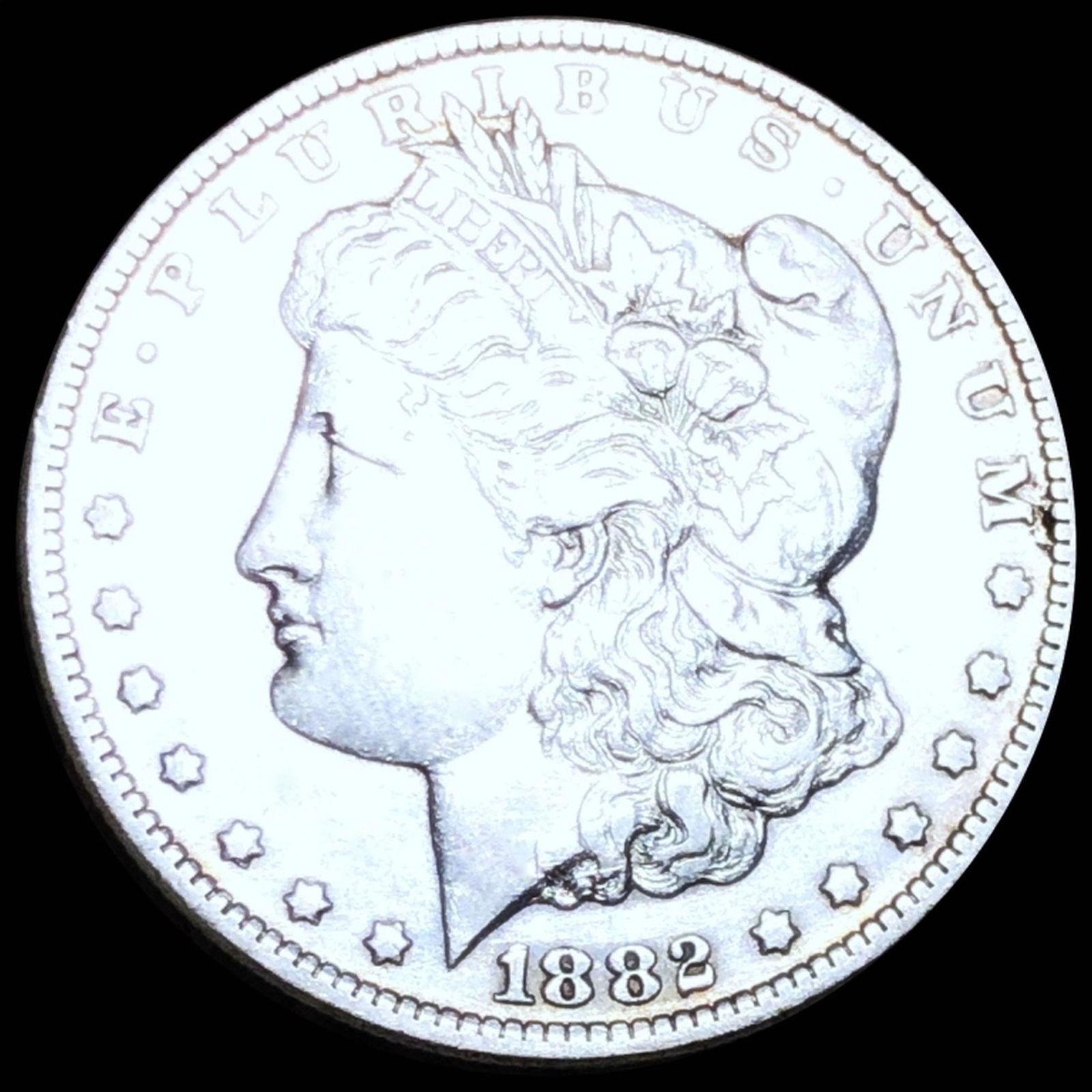 1882-CC Morgan Silver Dollar LIGHTLY CIRCULATED (1 of 2)