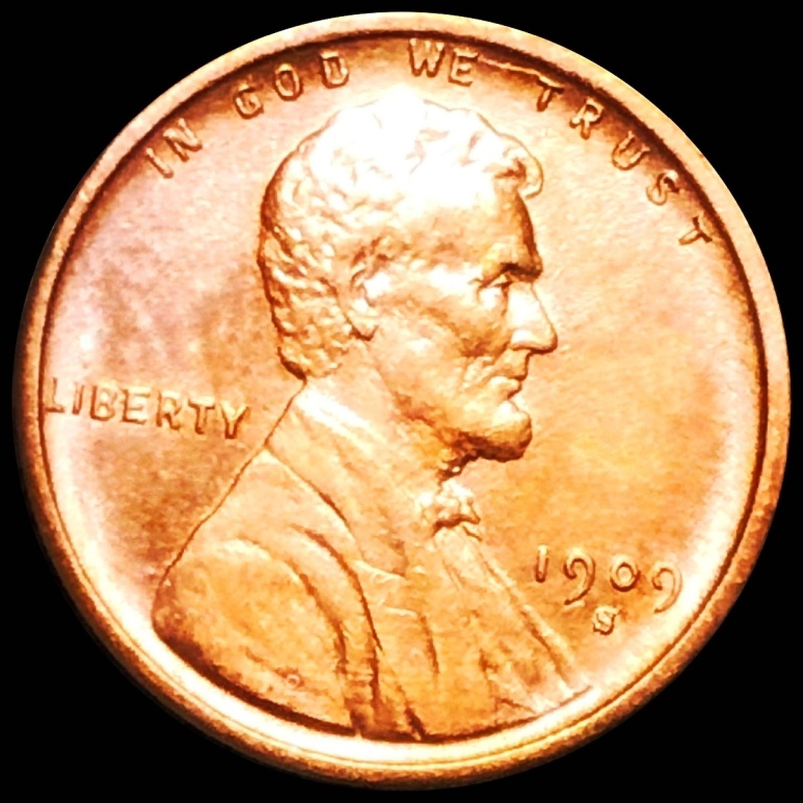 1909-S V.D.B. Lincoln Wheat Penny UNCIRCULATED (1 of 2)