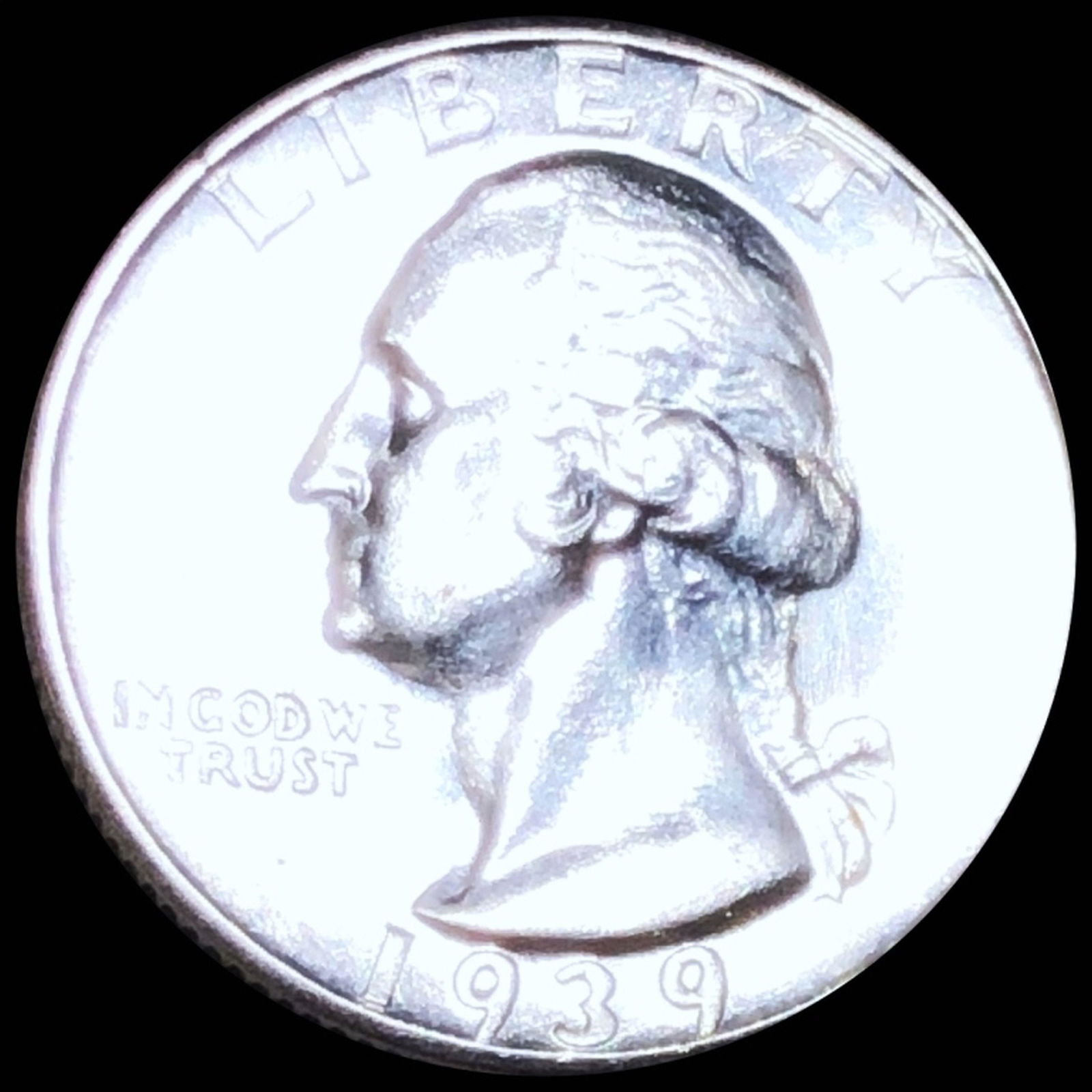 1939-S Washington Silver Quarter UNCIRCULATED (1 of 2)