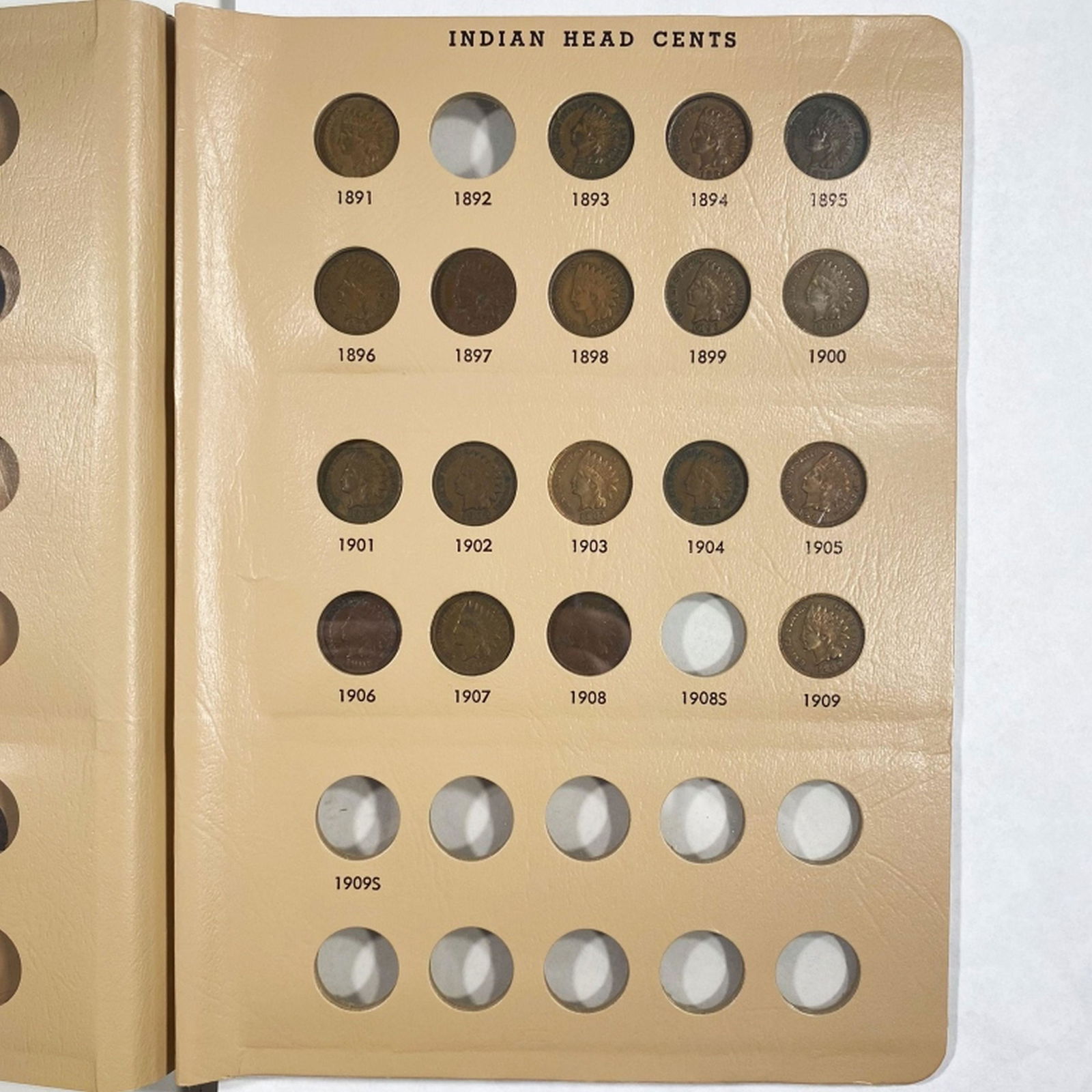 1891-1909 Indian Head Penny Book HIGH END 18 CNS (1 of 3)