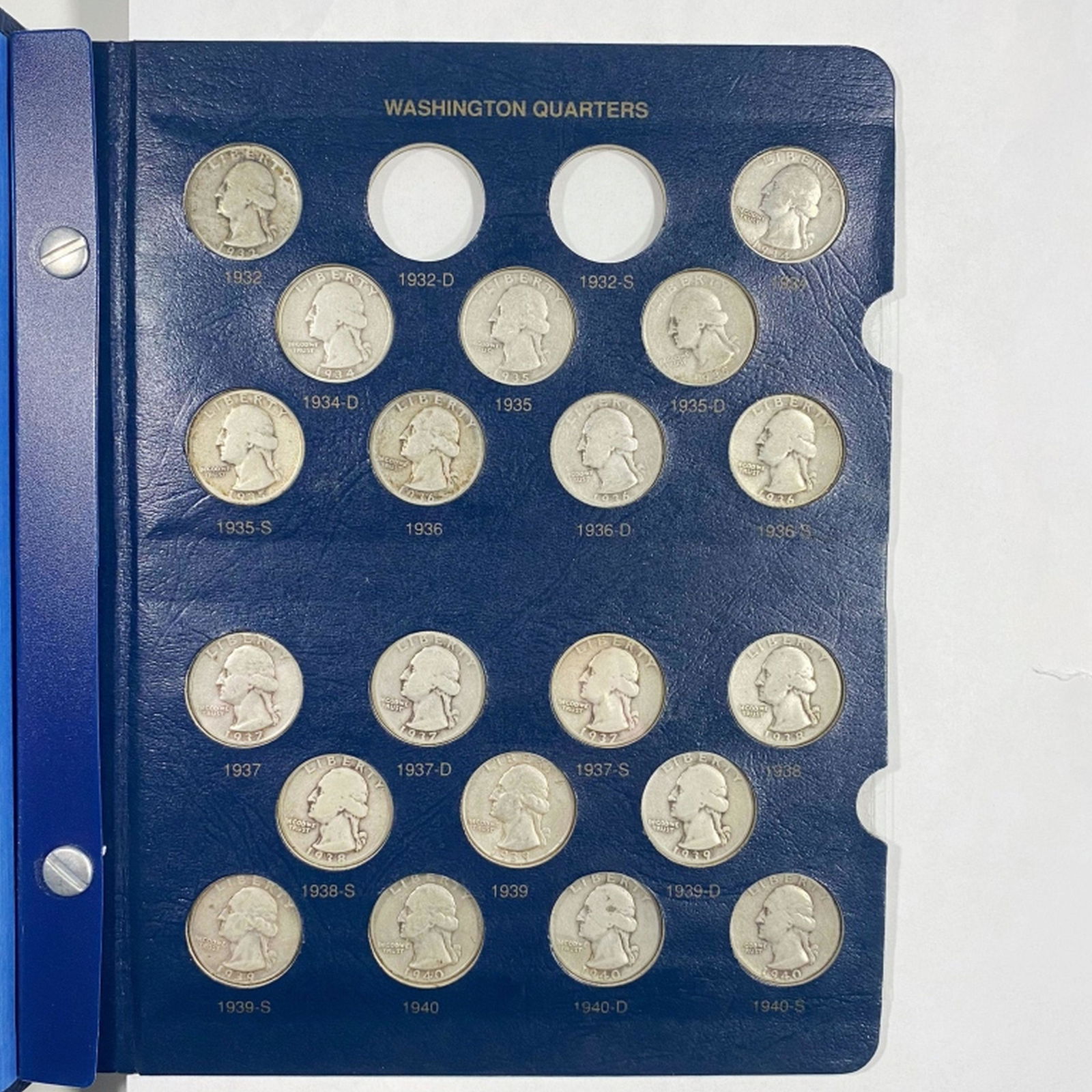 1932-1990 Washington Quarter Book HIGH END 149 CNS (1 of 15)