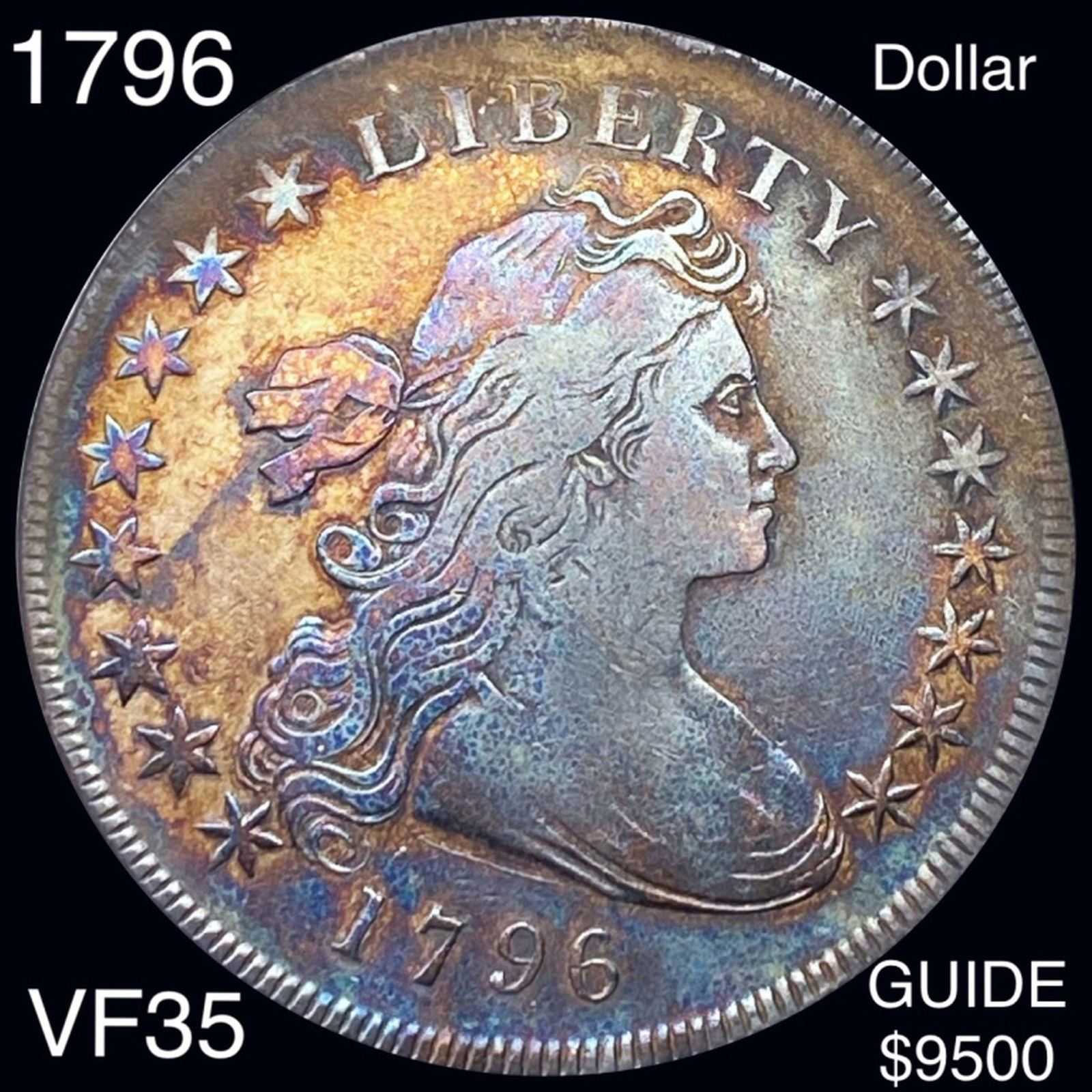 1796 Draped Bust Dollar LIGHTLY CIRCULATED (1 of 2)