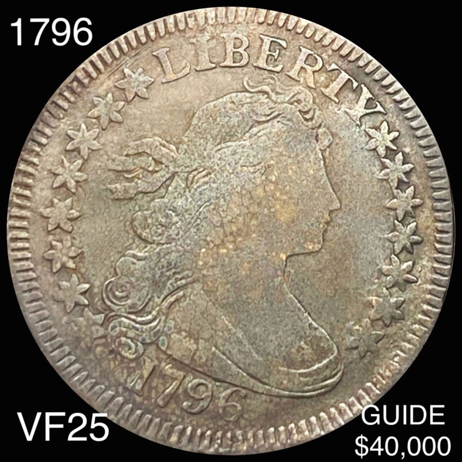 1796 Draped Bust Quarter NICELY CIRCULATED (1 of 2)