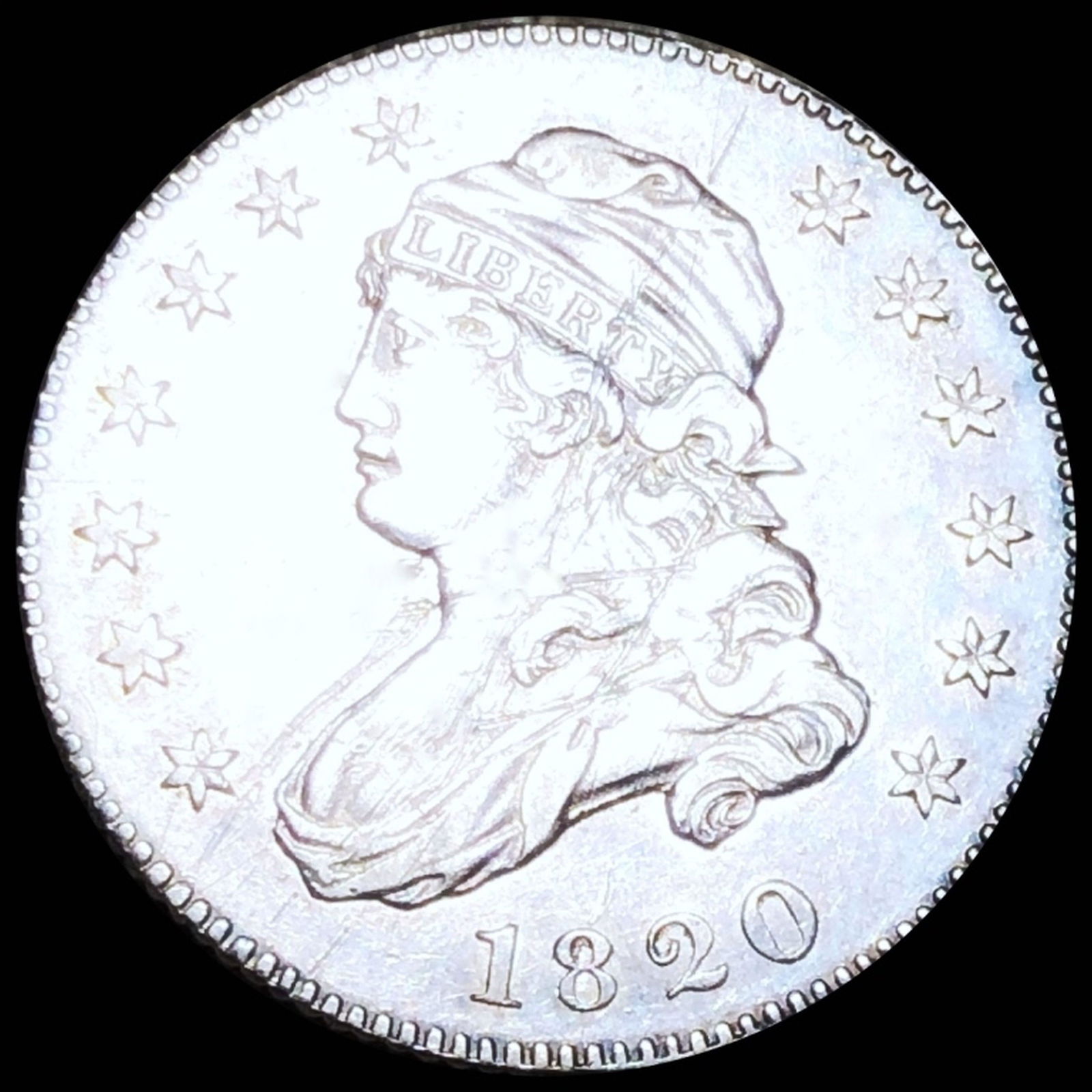 1820 Capped Bust Quarter LIGHTLY CIRCULATED (1 of 2)