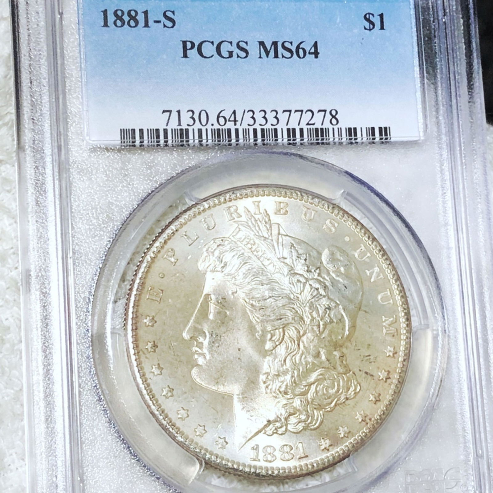 1881-S Morgan Silver Dollar PCGS - MS64 (1 of 2)