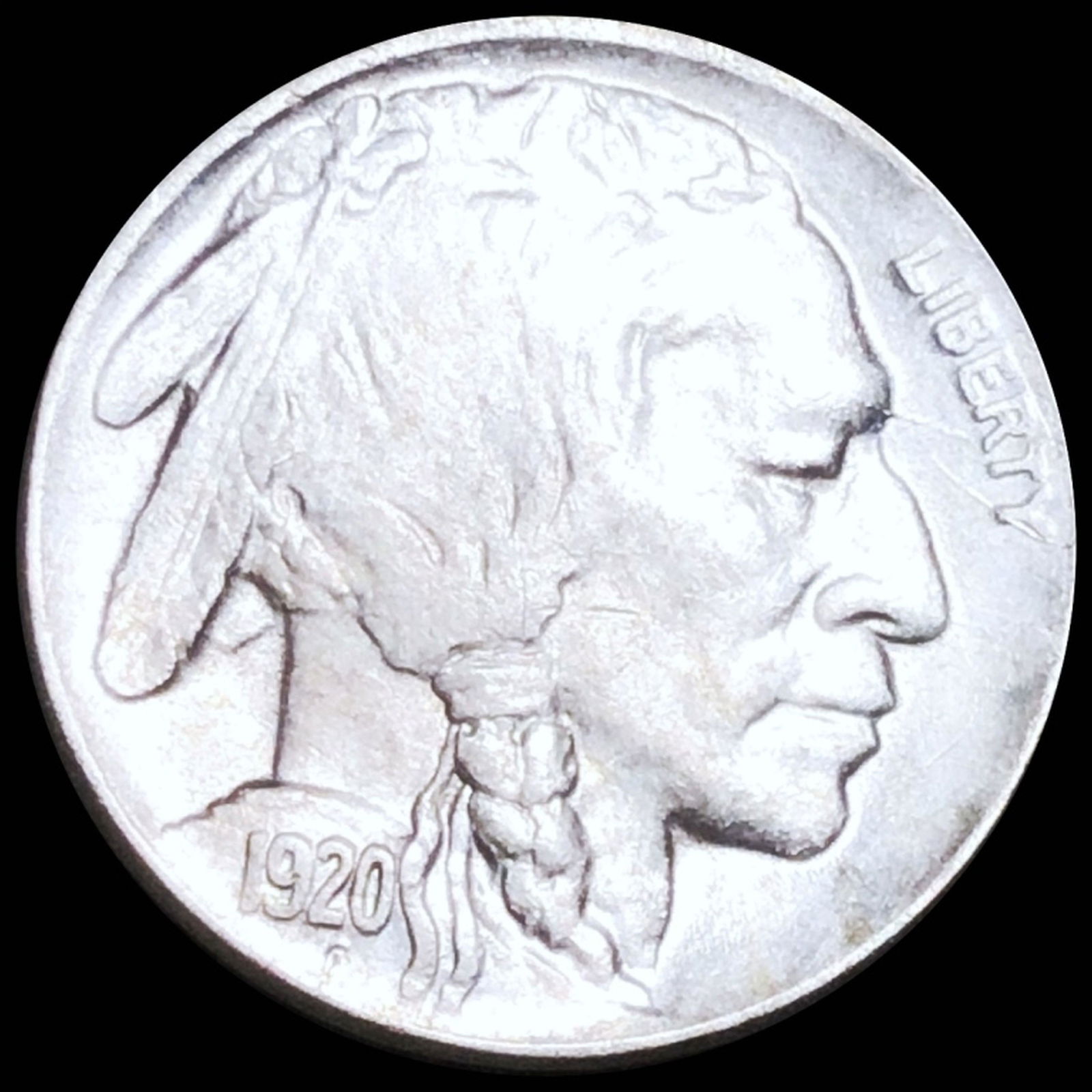 1920-D Buffalo Head Nickel NEARLY UNCIRCULATED (1 of 2)