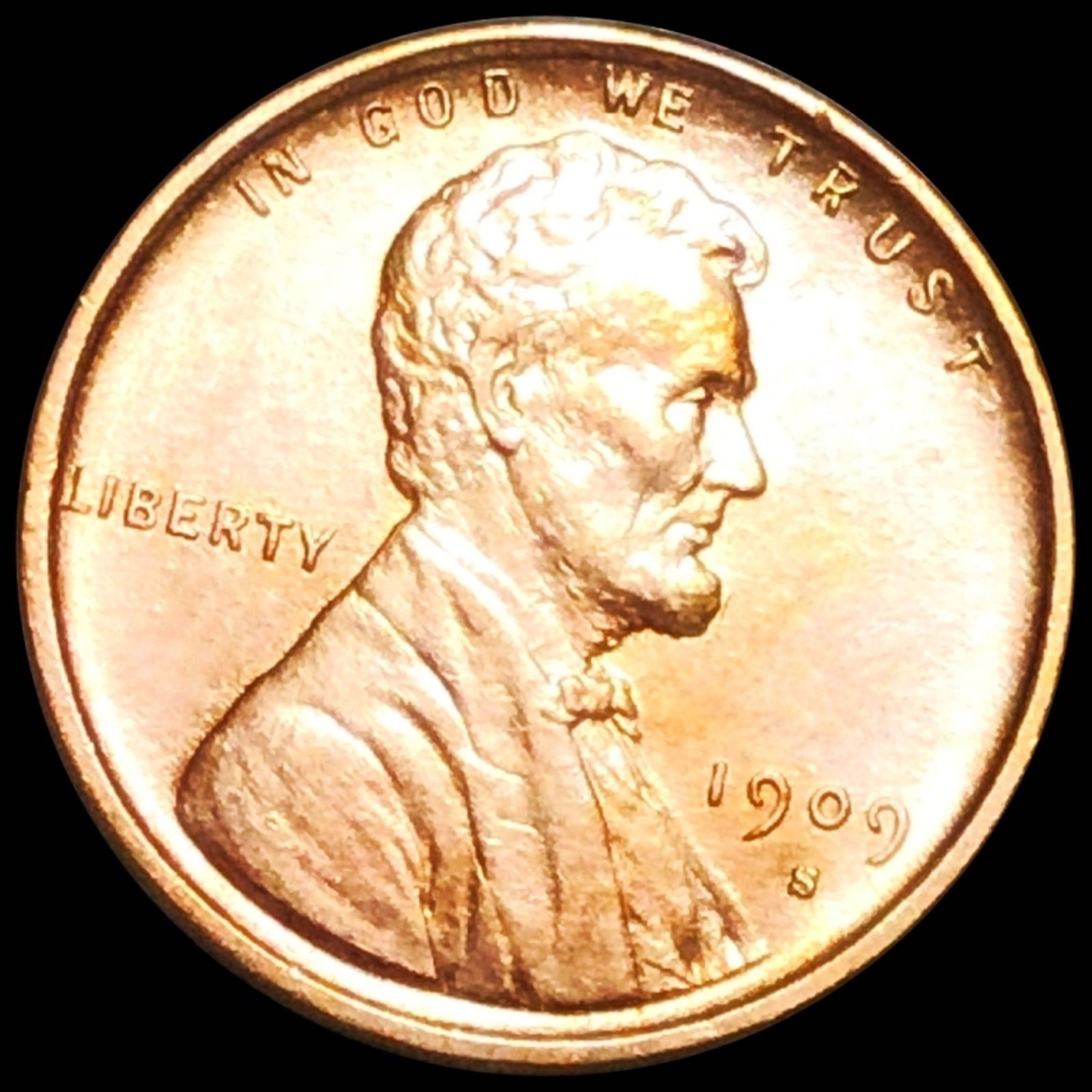 1909-S V.D.B. Lincoln Wheat Penny UNCIRCULATED (1 of 2)