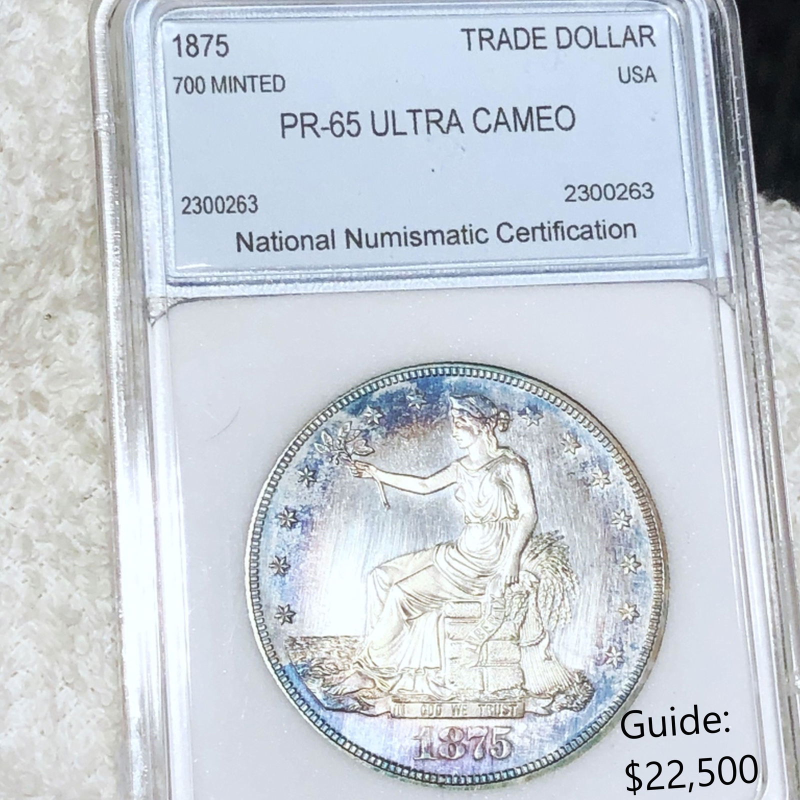 1875 Silver Trade Dollar NNC - PR 65 ULTRA CAMEO (1 of 2)