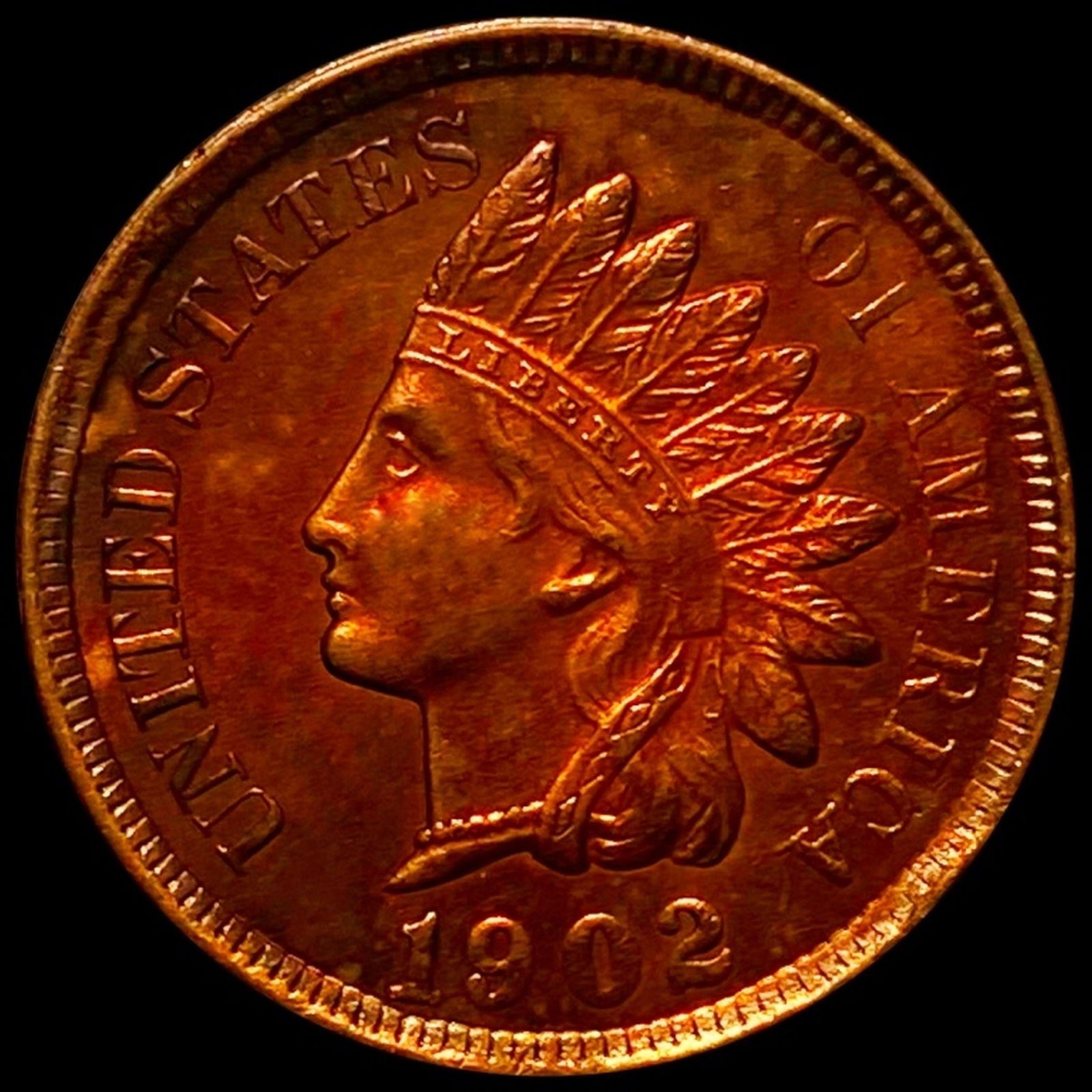 1902 Indian Head Penny UNCIRCULATED (1 of 2)
