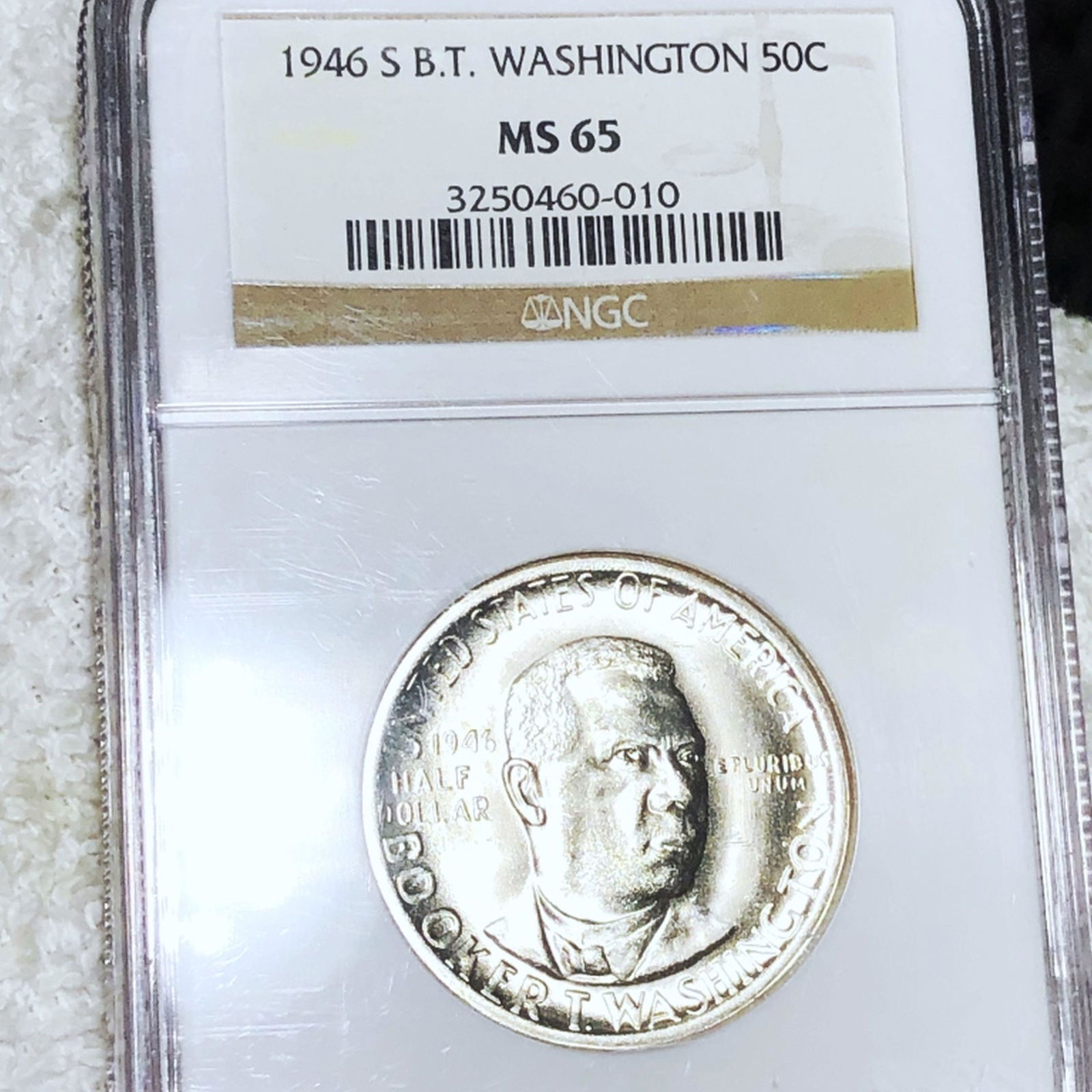 1946-S Booker T. Half Dollar NGC - MS65 (1 of 2)