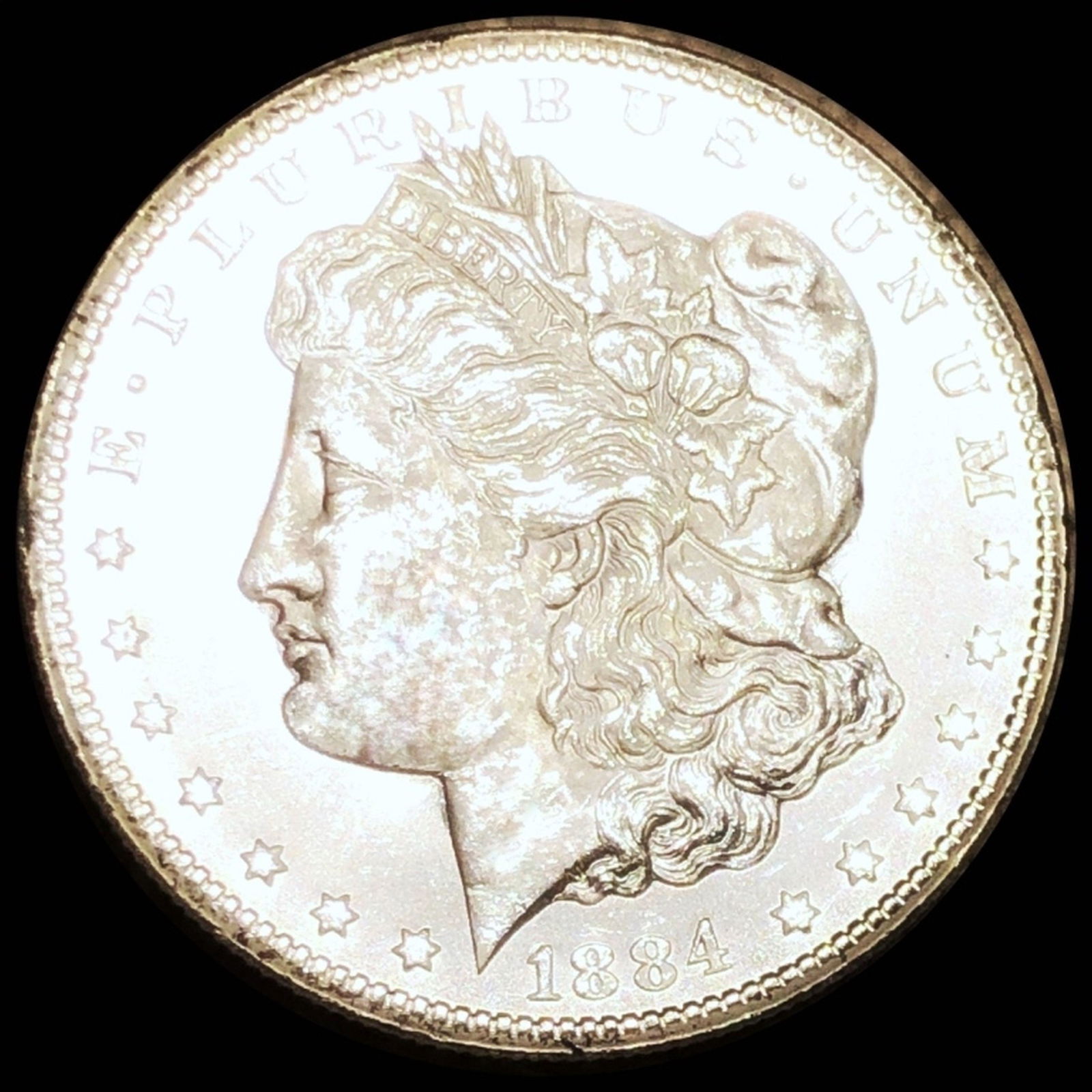 1884-CC Morgan Silver Dollar GEM BU PL (1 of 2)