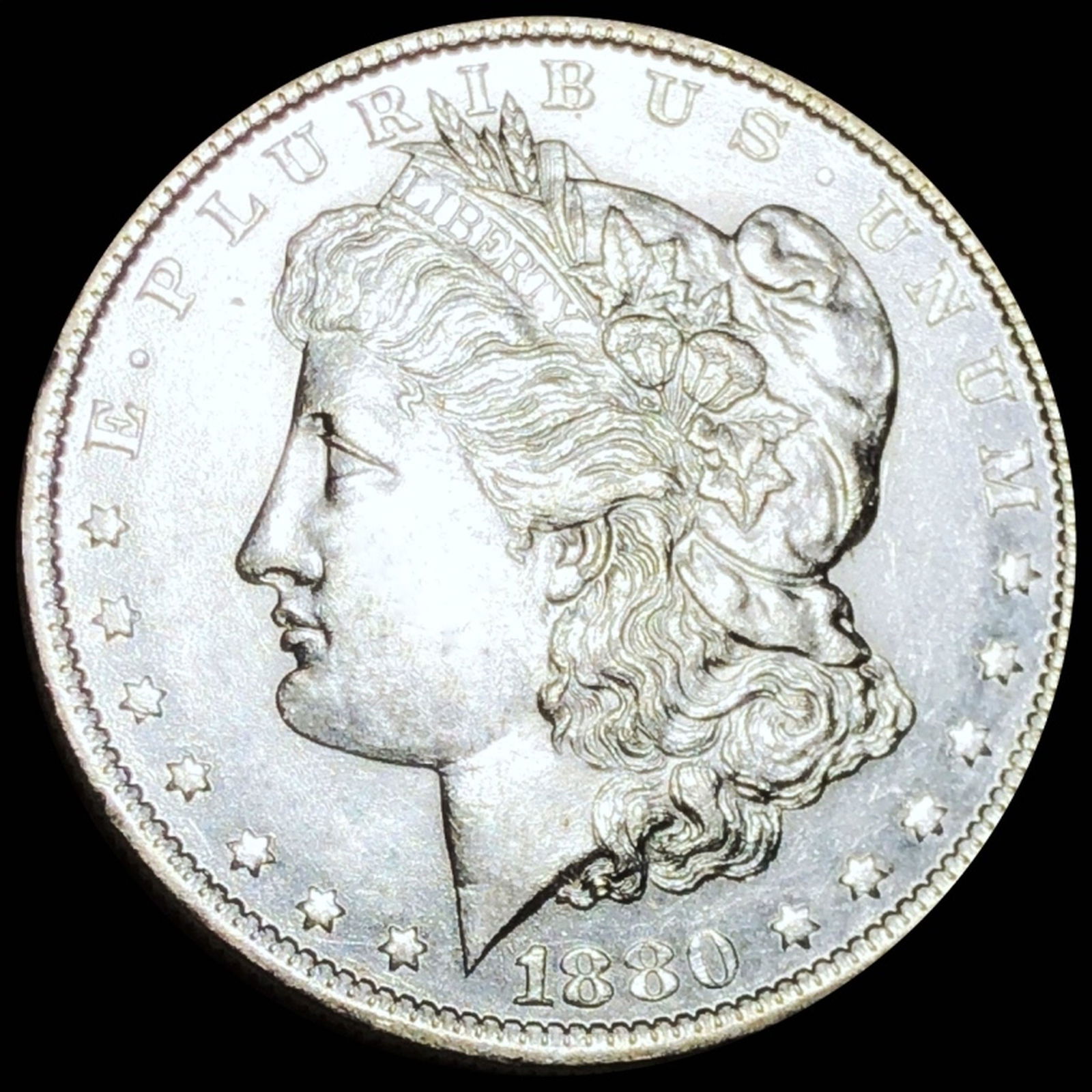 1880-O "MICRO O" Morgan Silver Dollar UNCIRCULATED (1 of 2)