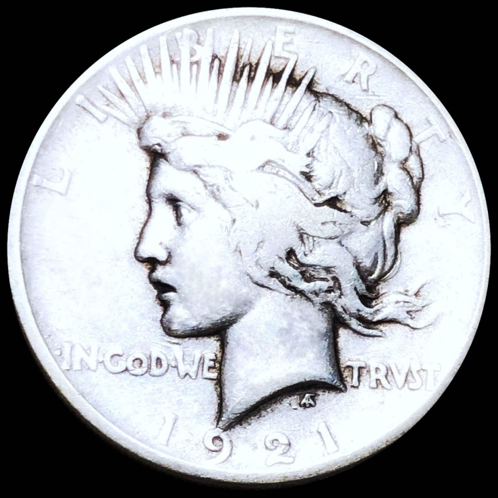 1921 Silver Peace Dollar NICELY CIRCULATED (1 of 2)