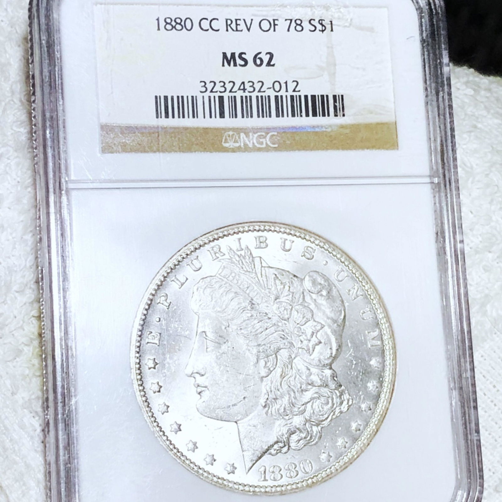 1880-CC Rev '78 Morgan Silver Dollar NGC - MS62 (1 of 2)