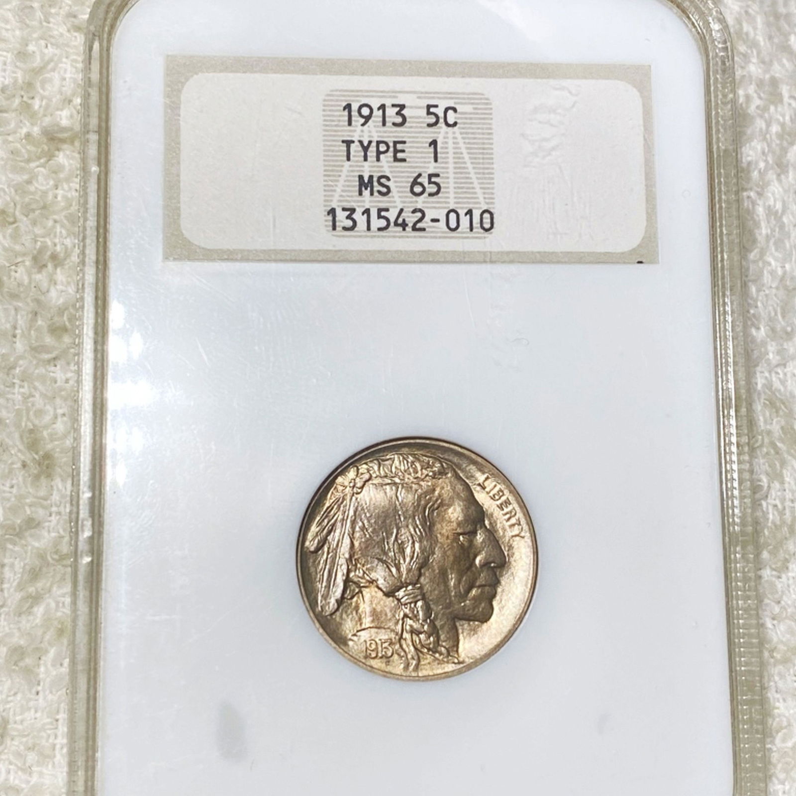 1913 TY1 Buffalo Head Nickel NGC - MS65 (1 of 2)