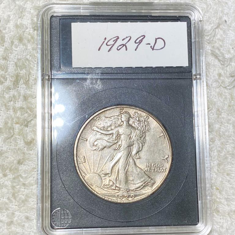 1929-D Walking Half Dollar LIGHTLY CIRCULATED (1 of 2)