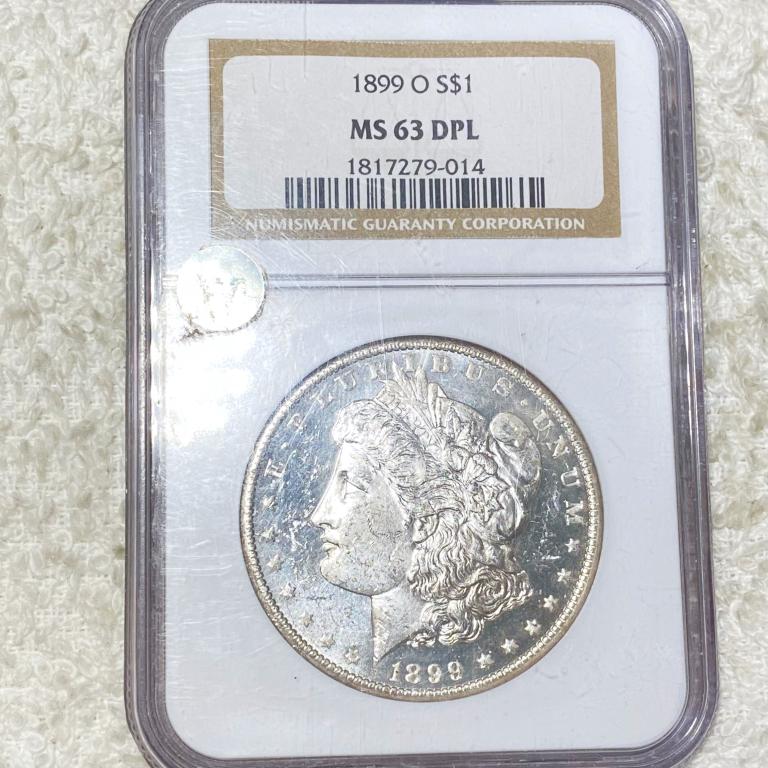 1899-O Morgan Silver Dollar NGC - MS 63 DPL (1 of 2)