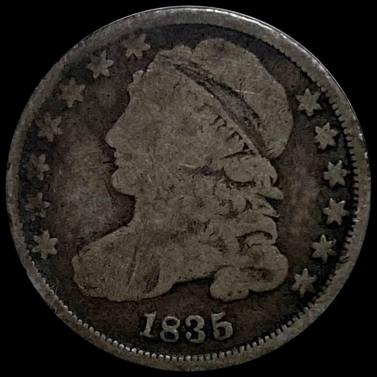 1835 Capped Bust Dime NICELY CIRCULATED (1 of 2)