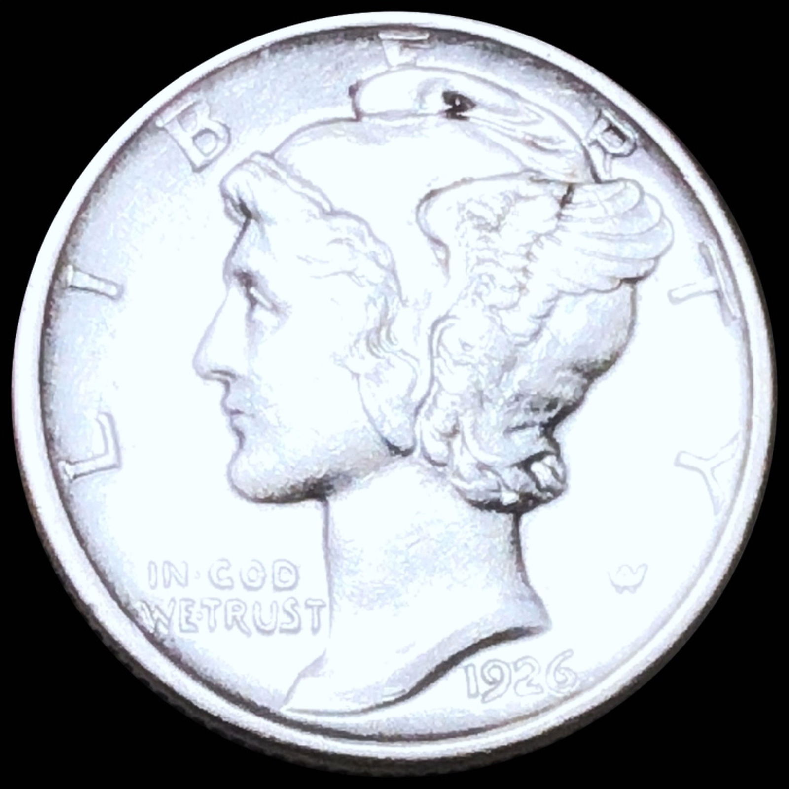 1926-D Mercury Silver Dime UNCIRCULATED (1 of 2)