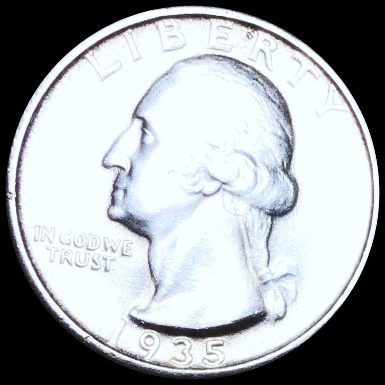 1935-S Washington Silver Quarter UNCIRCULATED (1 of 2)
