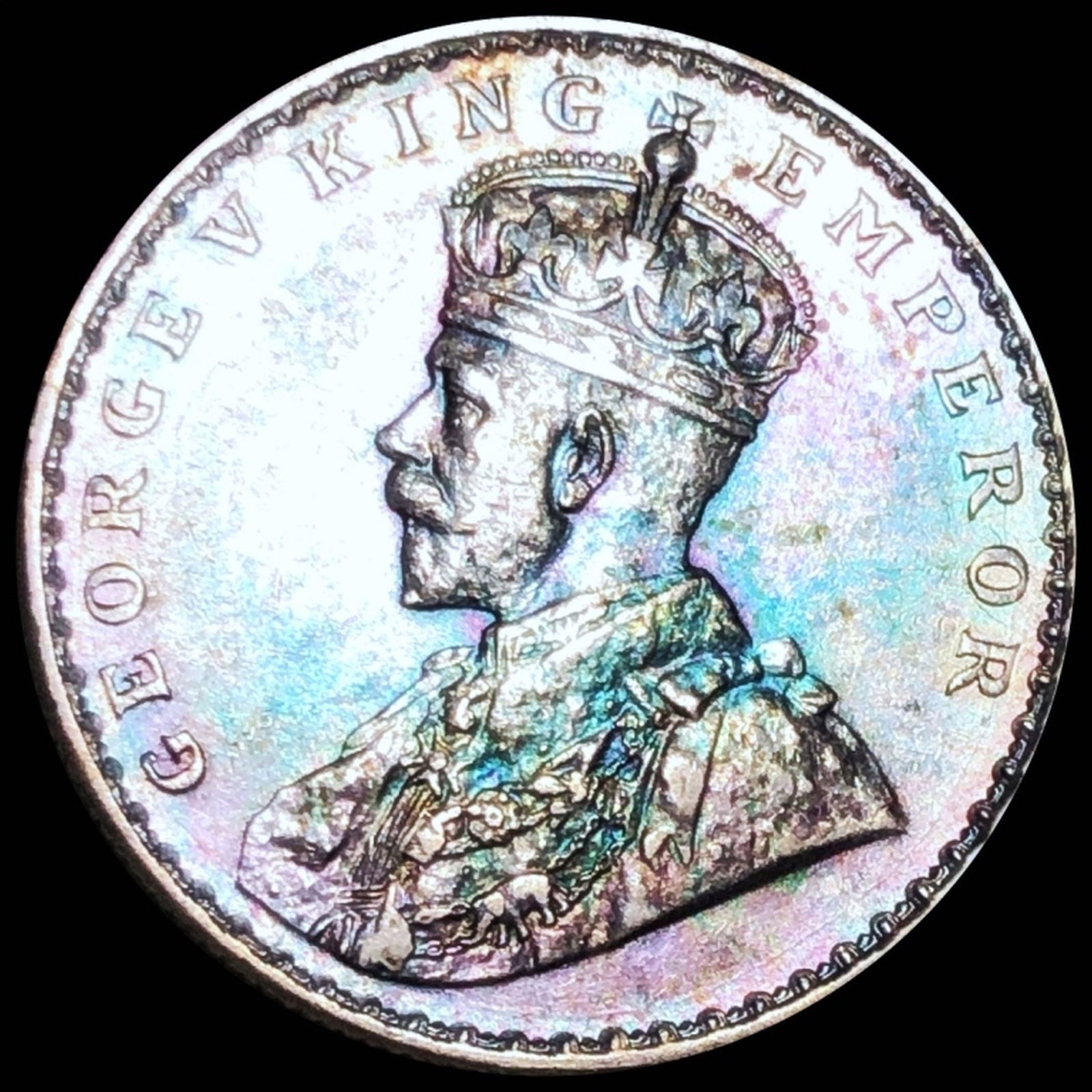 1917 India Silver One Rupee UNCIRCULATED (1 of 2)