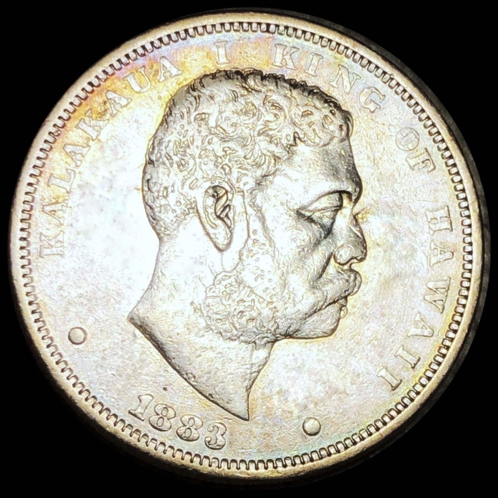 1883 Kingdom Of Hawaii Dollar LIGHTLY CIRCULATED (1 of 2)