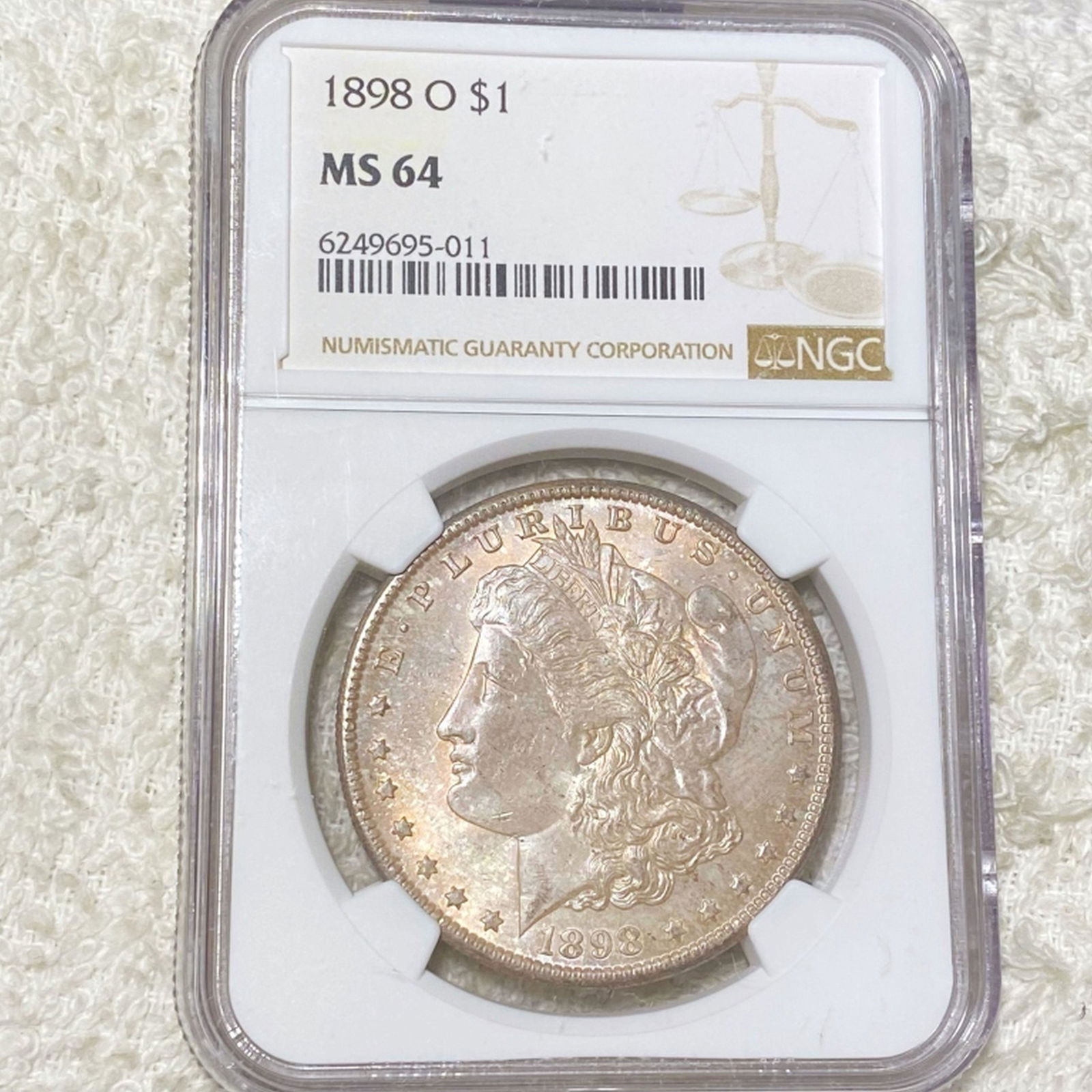 1898-O Morgan Silver Dollar NGC - MS64 (1 of 2)