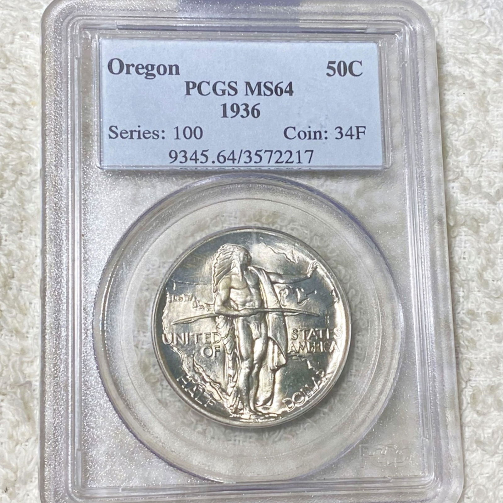 1936 Oregon Half Dollar PCGS - MS64 (1 of 2)