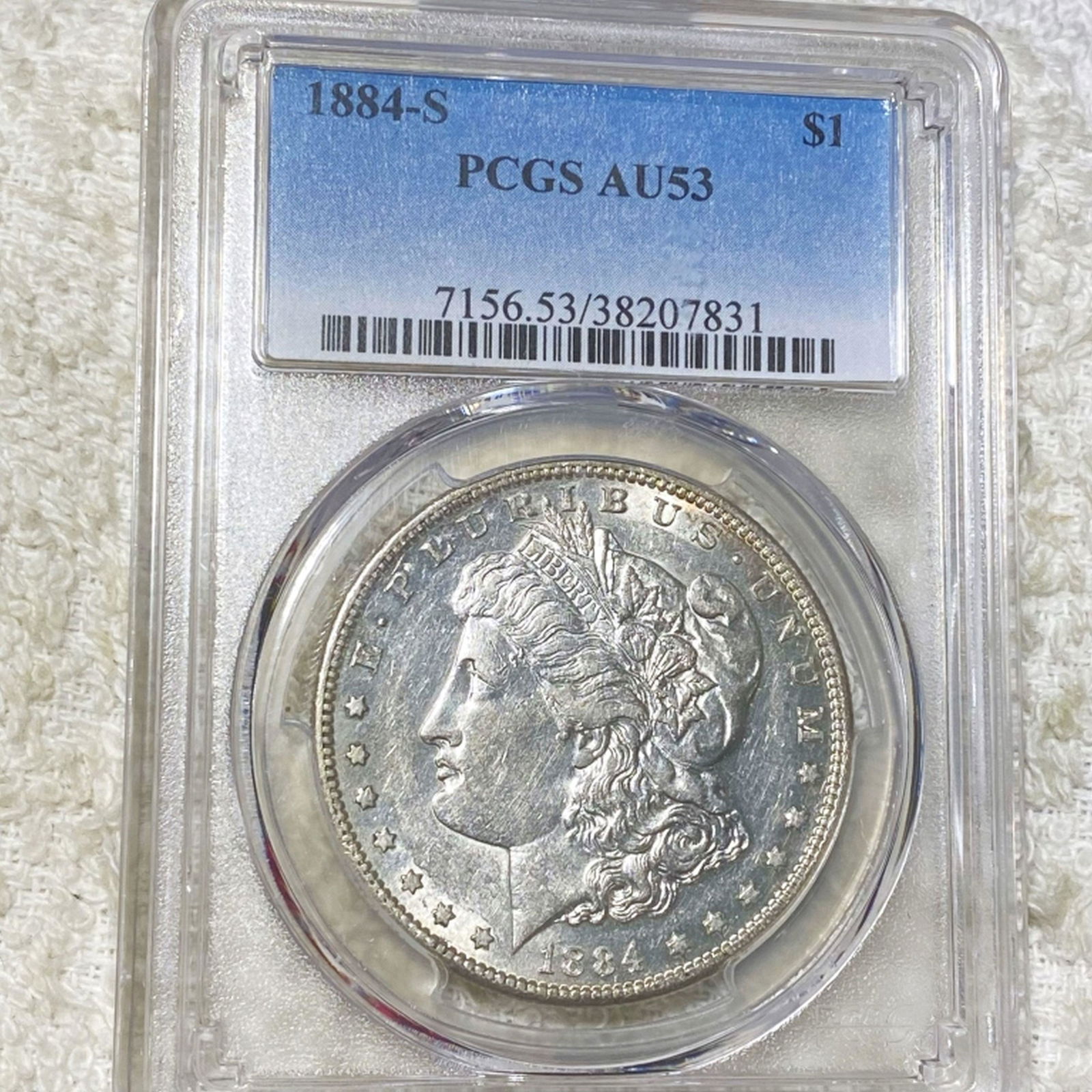 1884-S Morgan Silver Dollar PCGS - AU53 (1 of 2)