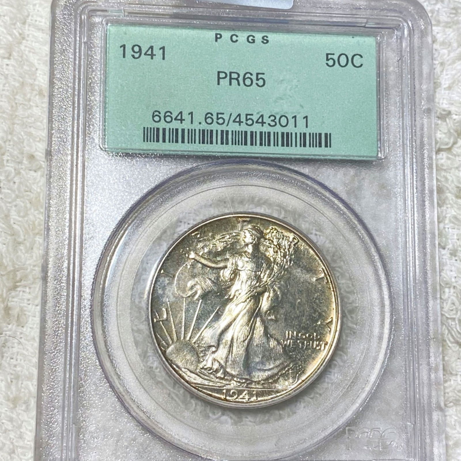 1941 Walking Half Dollar PCGS - PR65 (1 of 2)