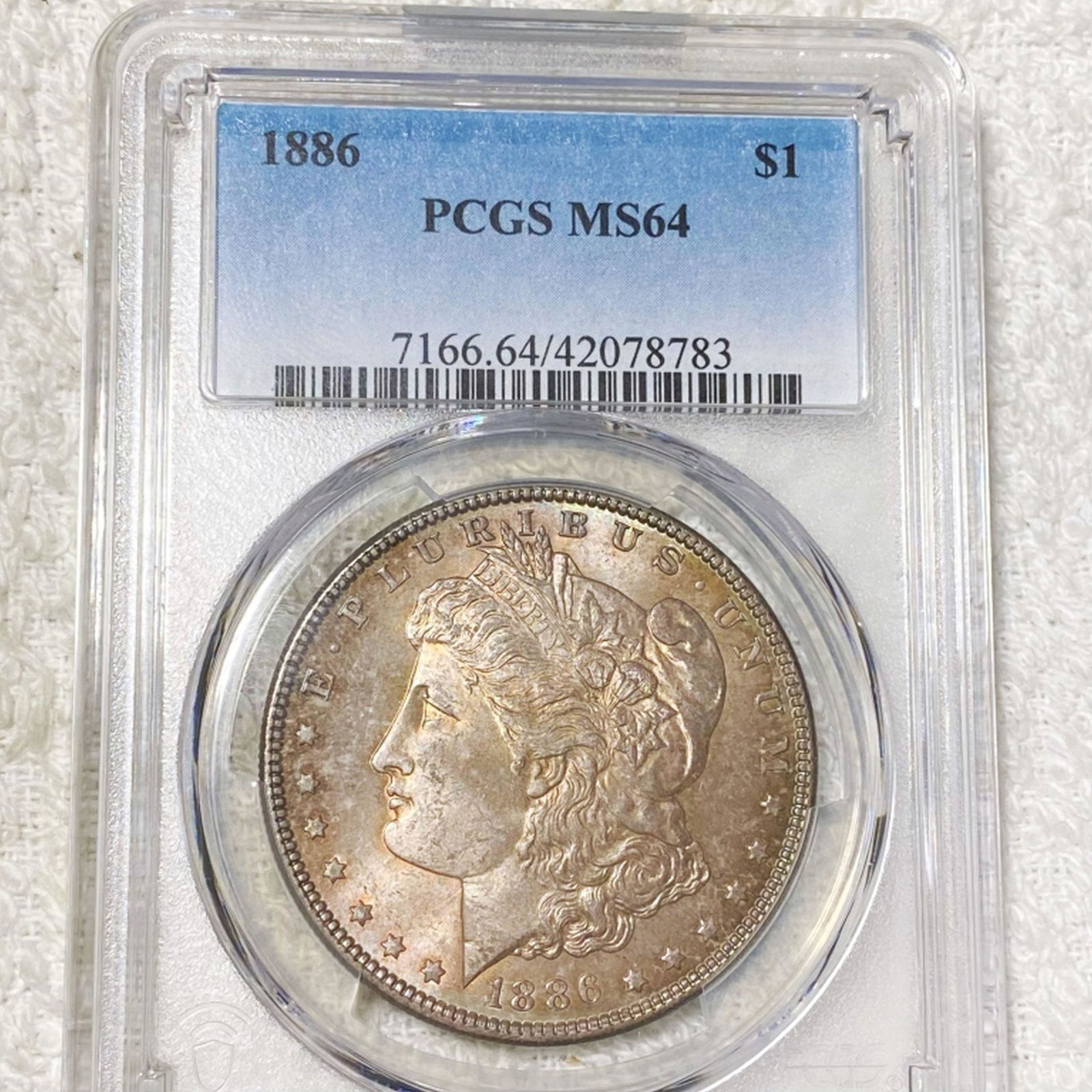 1886 Morgan Silver Dollar PCGS - MS64 (1 of 2)
