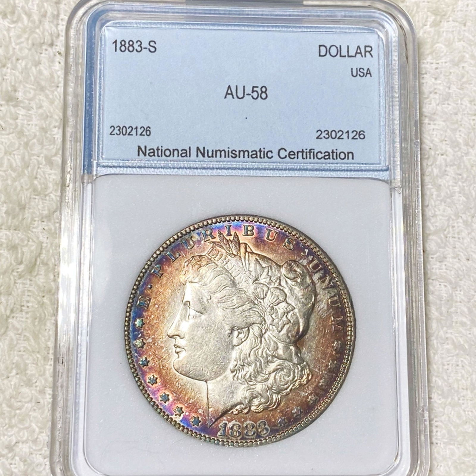 1883-S Morgan Silver Dollar NNC - AU58 (1 of 2)