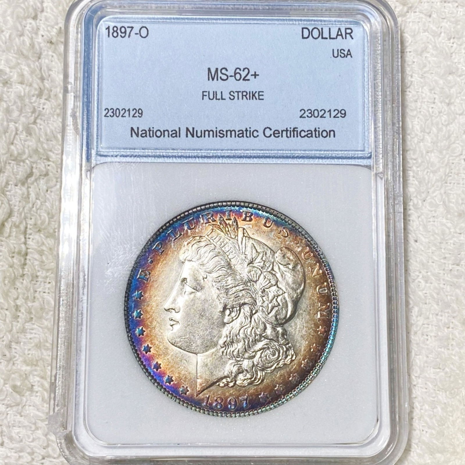 1897-O Morgan Silver Dollar NNC - MS62+ (1 of 2)