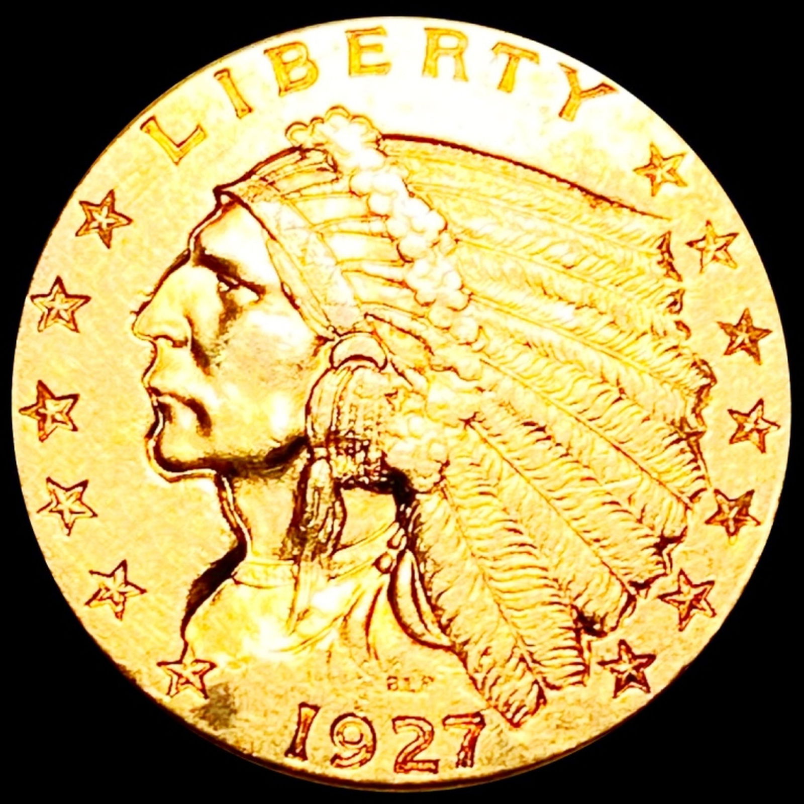 1927 $2.50 Gold Quarter Eagle UNCIRCULATED (1 of 2)