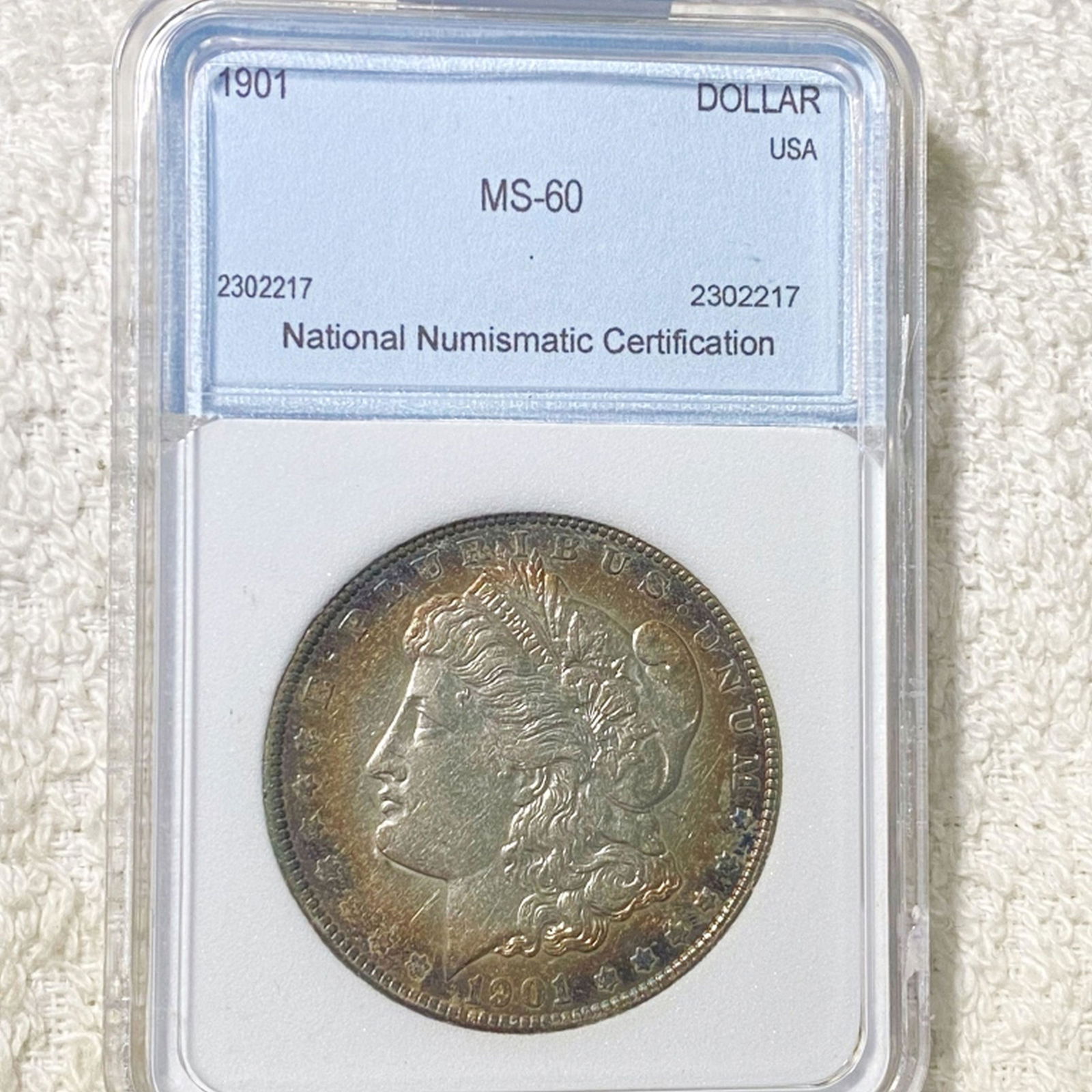 1901 Morgan Silver Dollar NNC - MS60 (1 of 2)