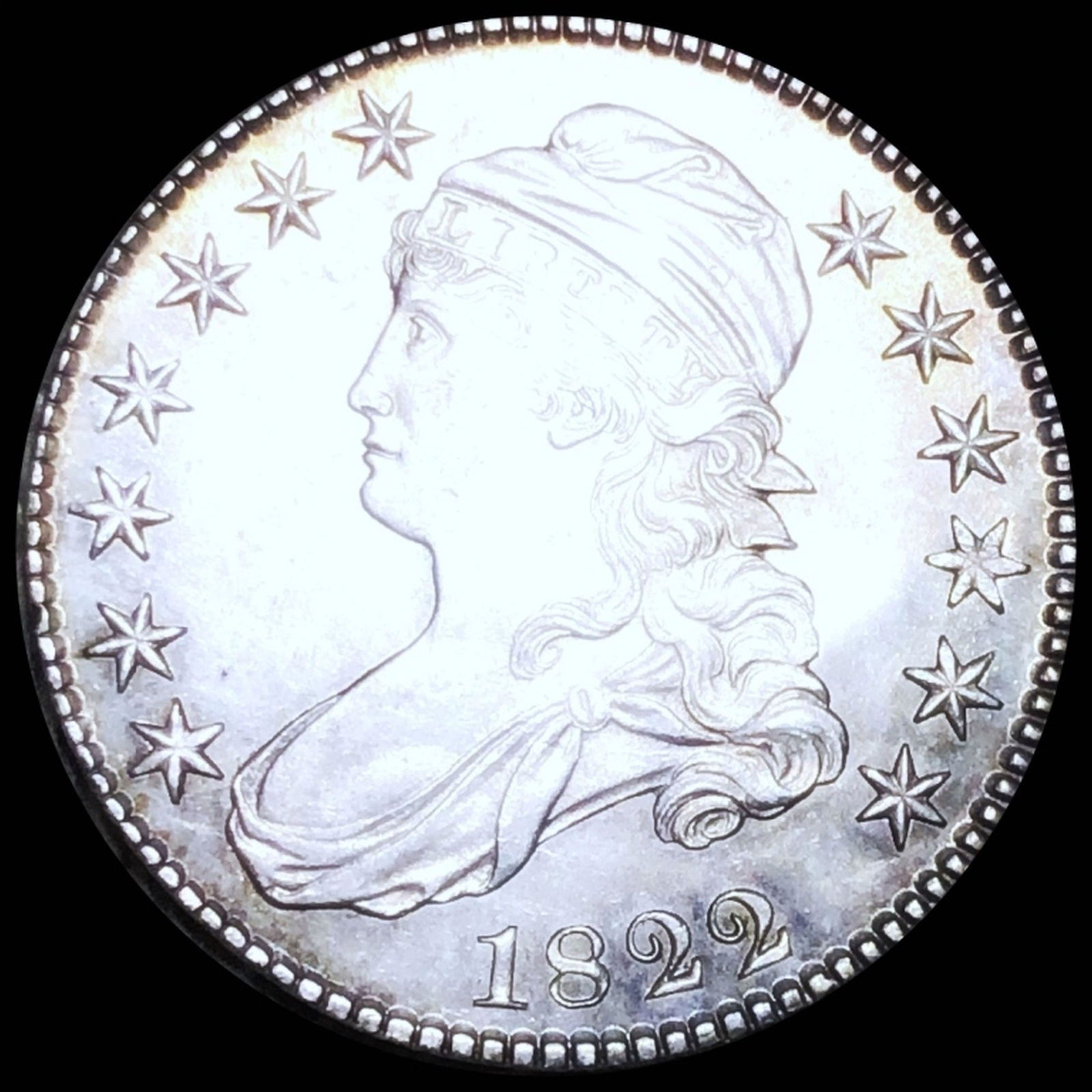 1822 Capped Bust Half Dollar UNCIRCULATED (1 of 2)