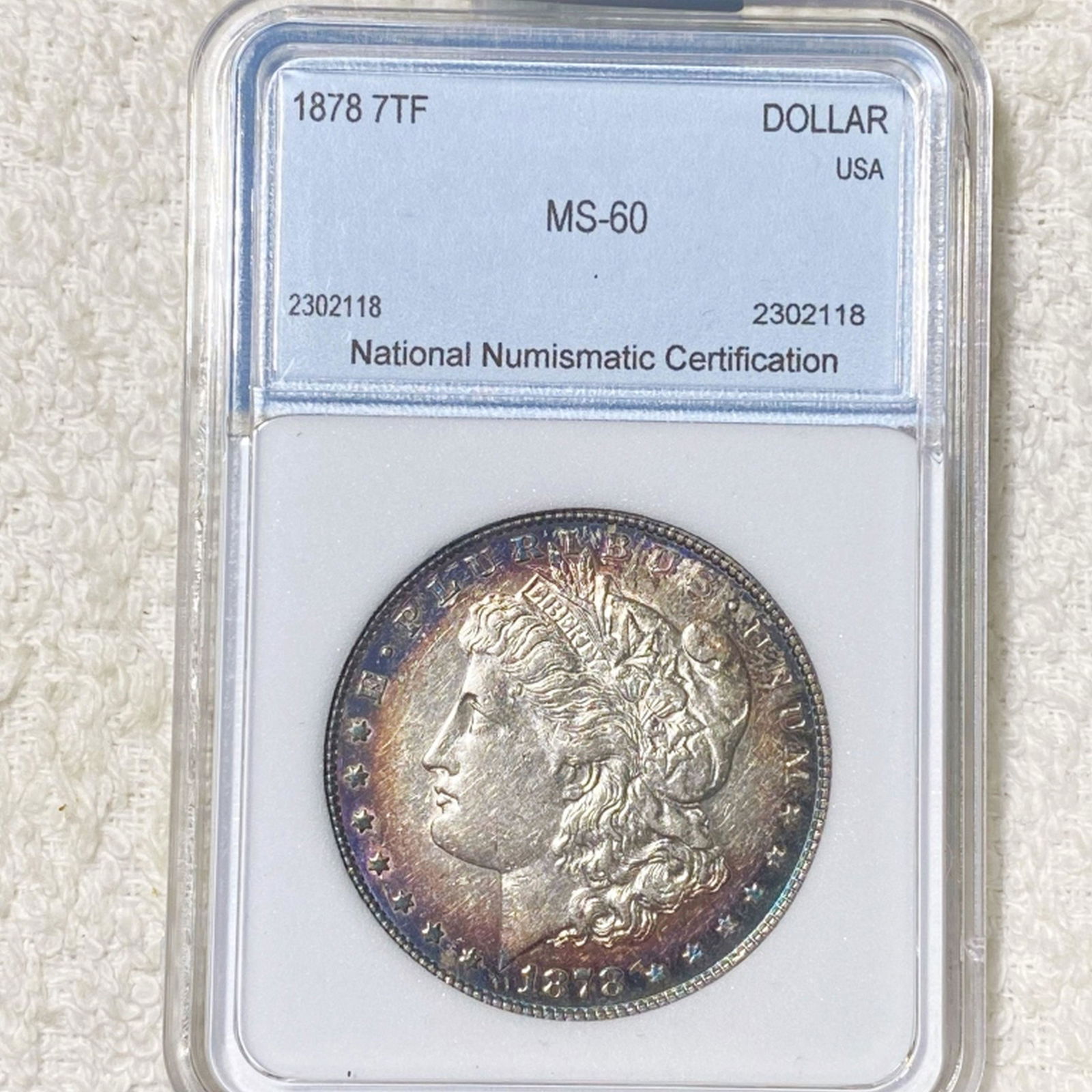 1878 Morgan Silver Dollar NNC - MS60 (1 of 2)