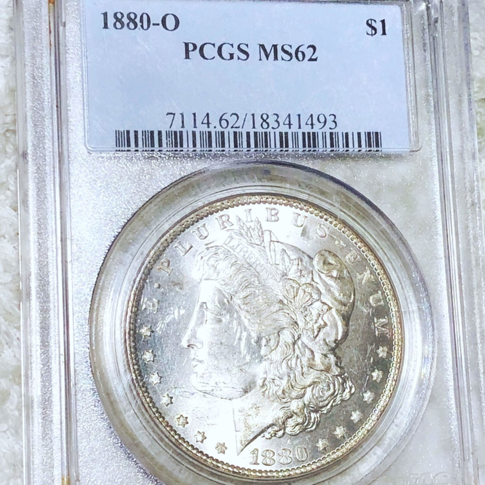 1880-O Morgan Silver Dollar PCGS - MS62 (1 of 2)