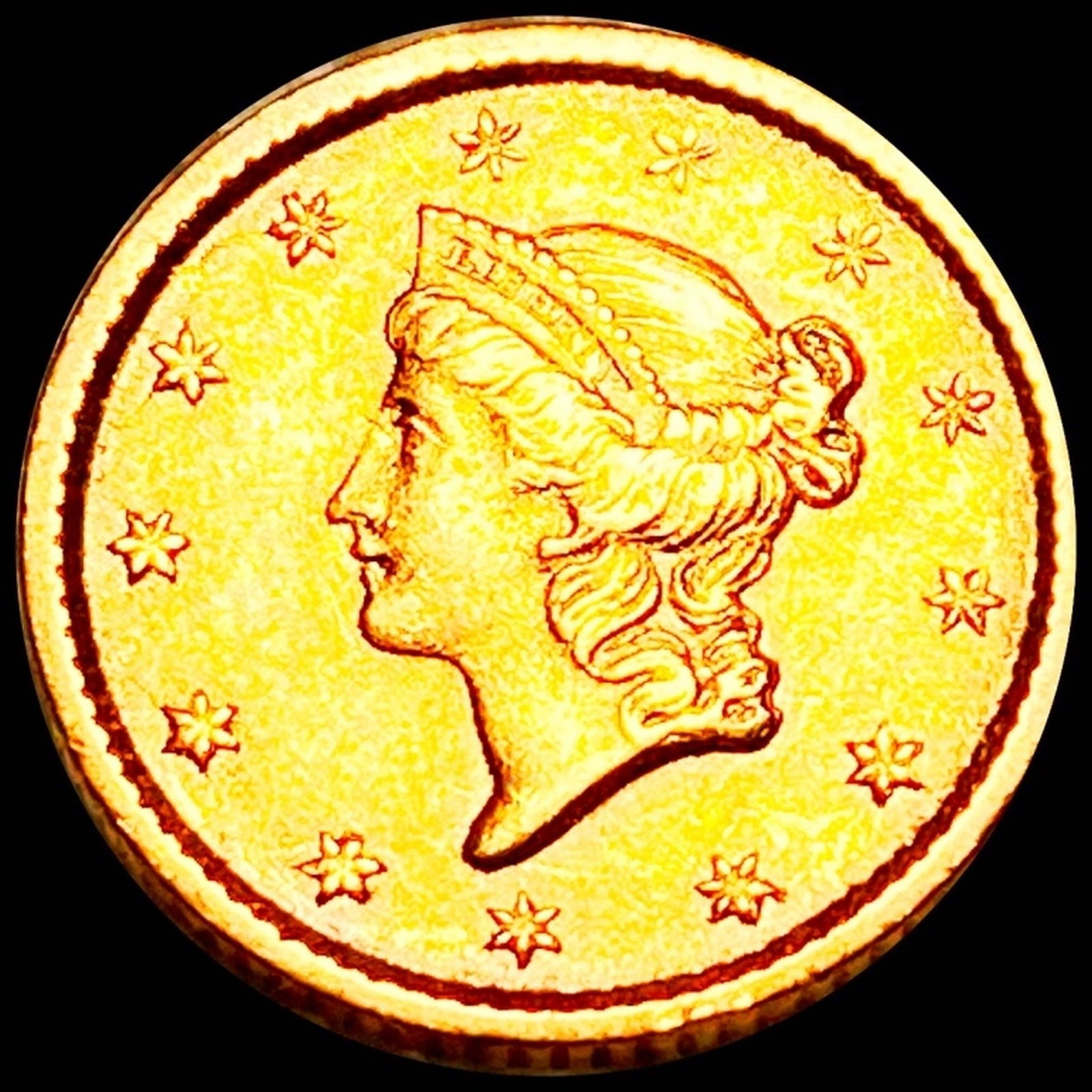 1853 Rare Gold Dollar UNCIRCULATED (1 of 2)